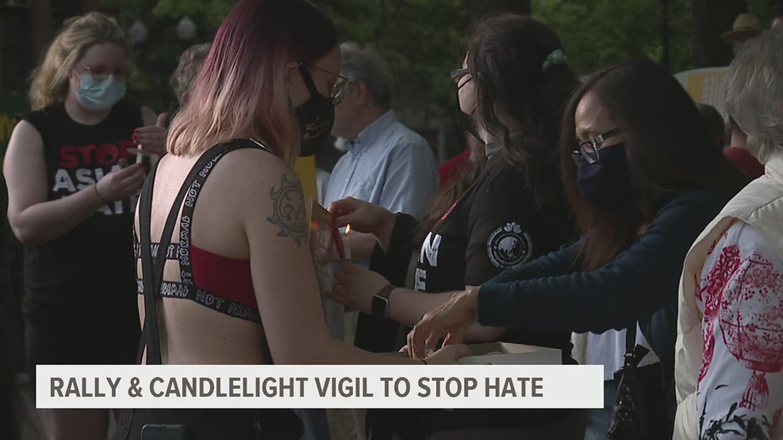 Local rally and candlelight vigil calls for an end to violence against the Asian-American and Pacific Islander community - Vimarsana News