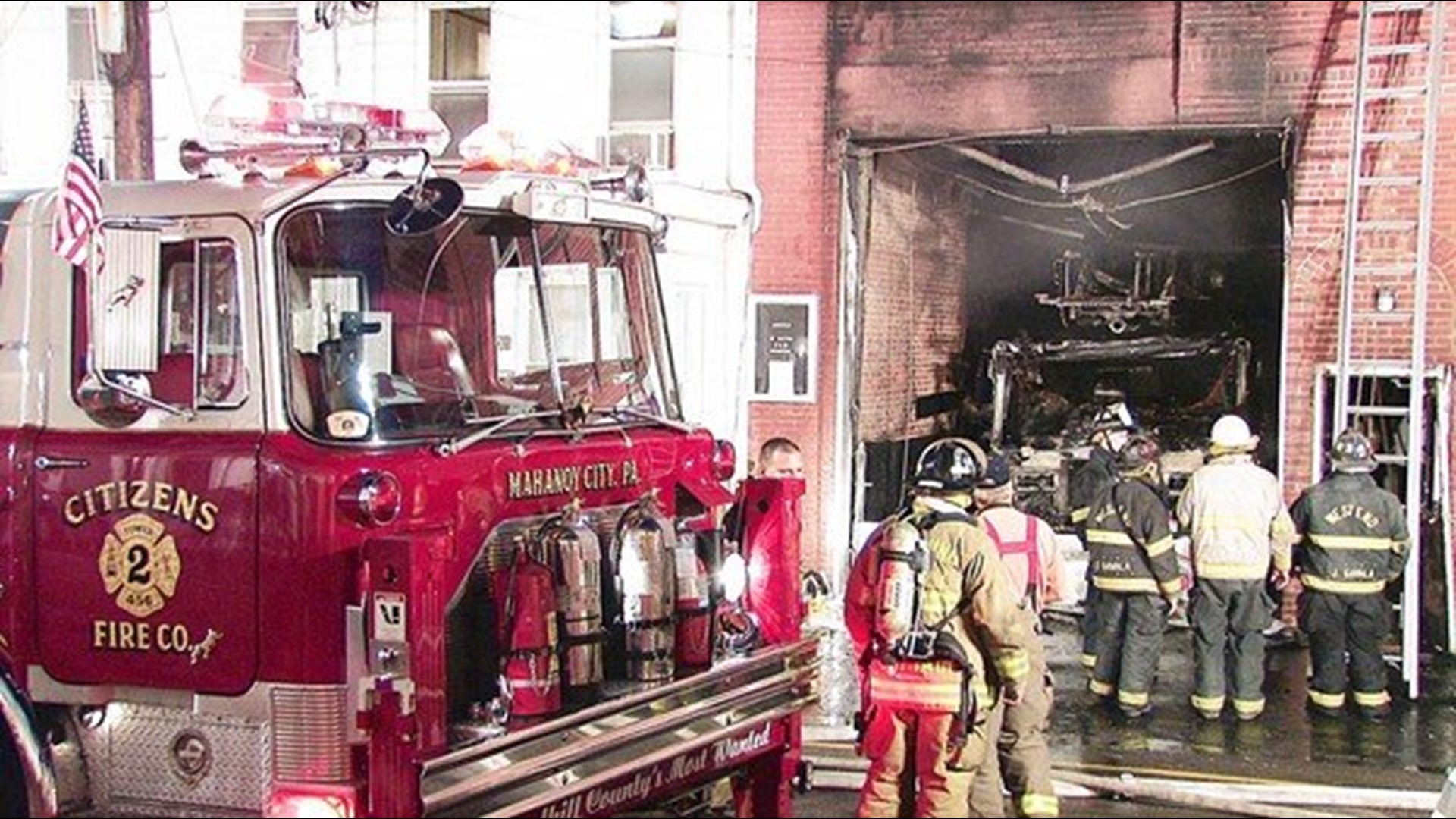 Early morning fire destroys Mahanoy fire company