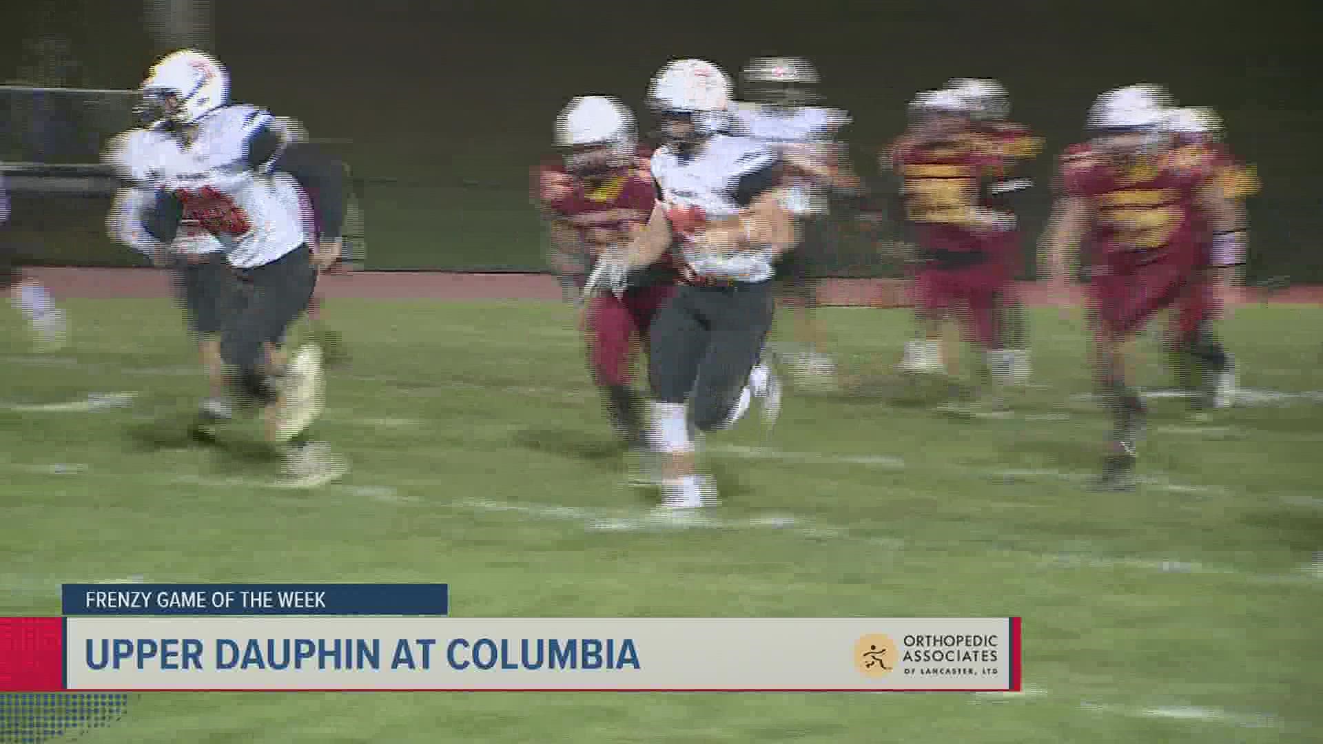 Upper Dauphin tops Columbia in an offensive slugfest to kick off the district playoffs.