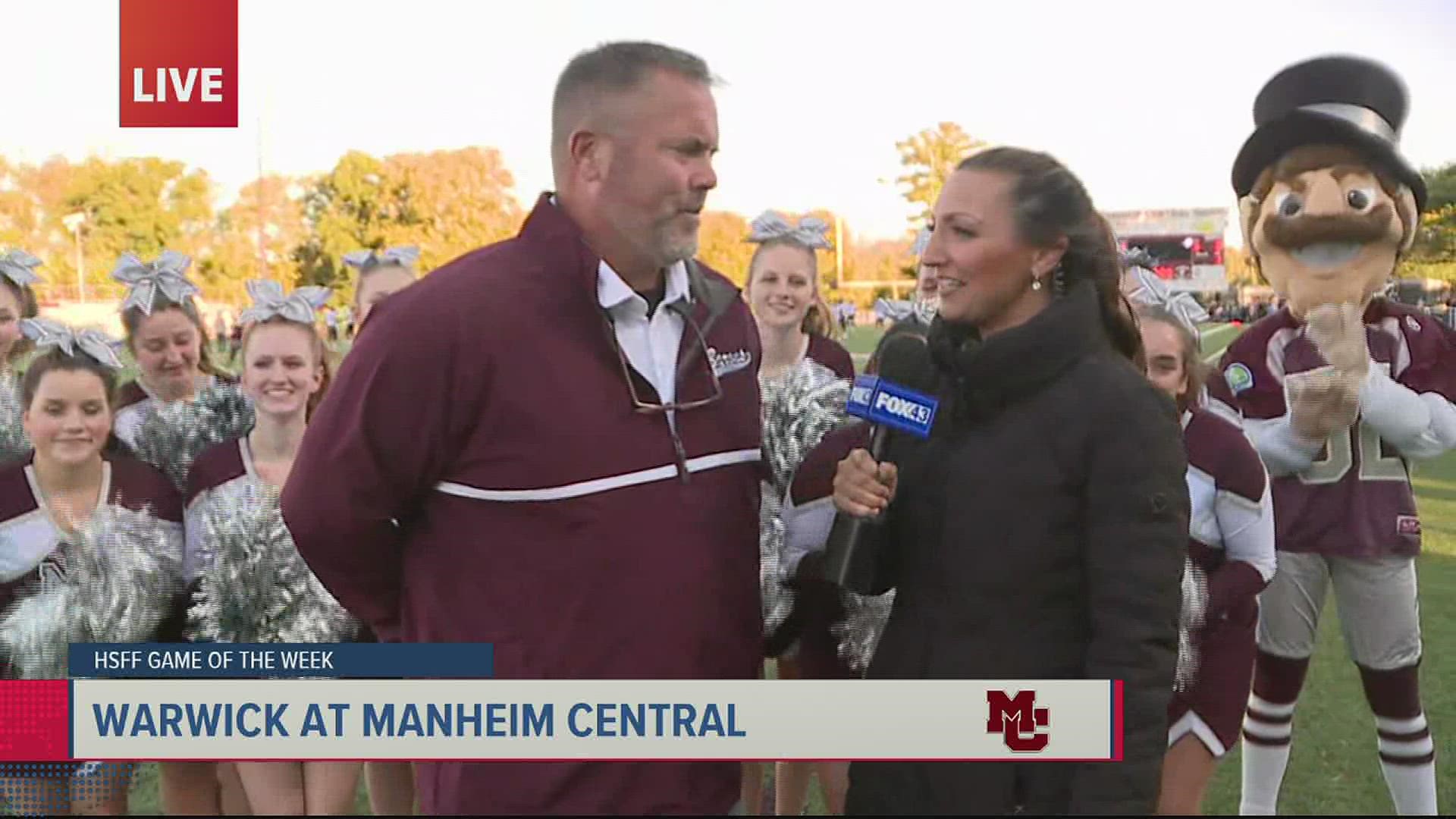 We spoke to Warwick coach Bob Locker before the game.