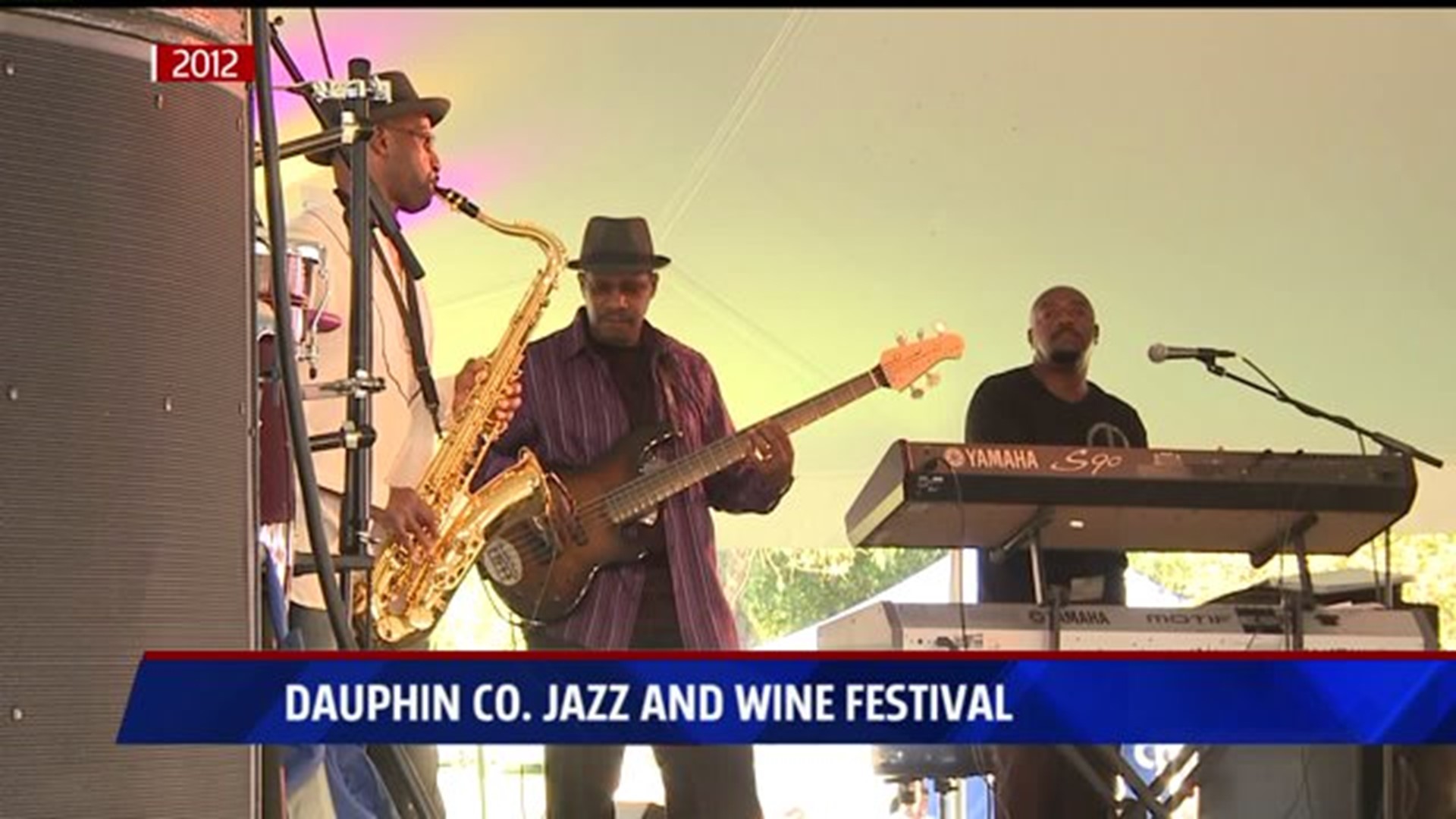 Getting ready for this year`s Jazz and Wine Festival at Fort Hunter Park in Dauphin County