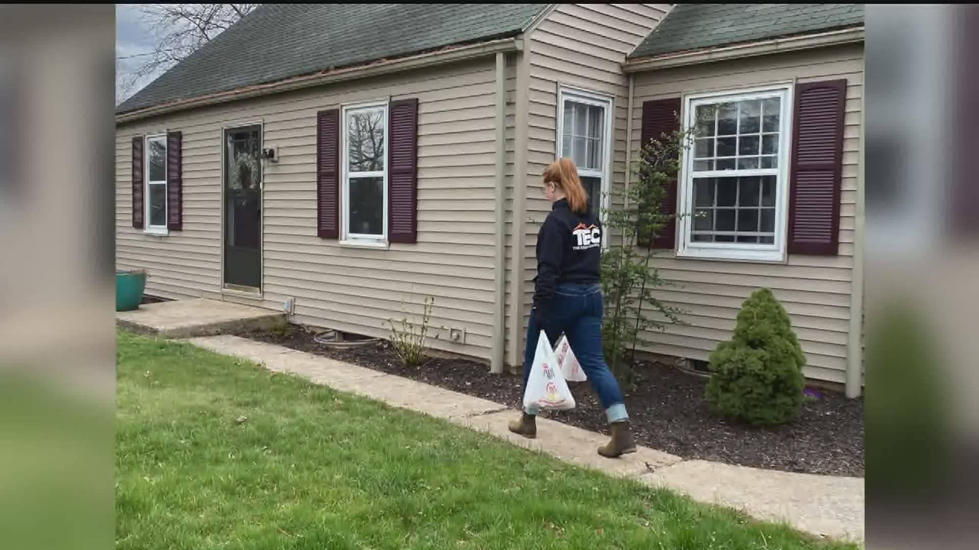 The stay-at-home order has inspired employees at a Lancaster County business to help out their fellow neighbors in need.