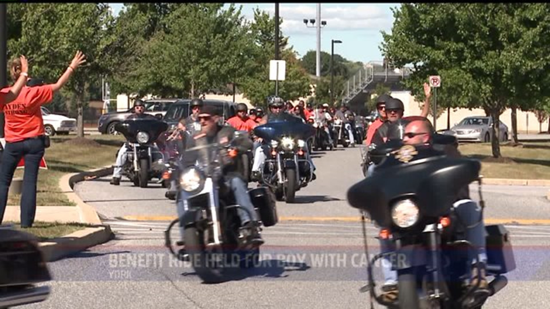 Motorcycle ride benefits local boy with brain cancer