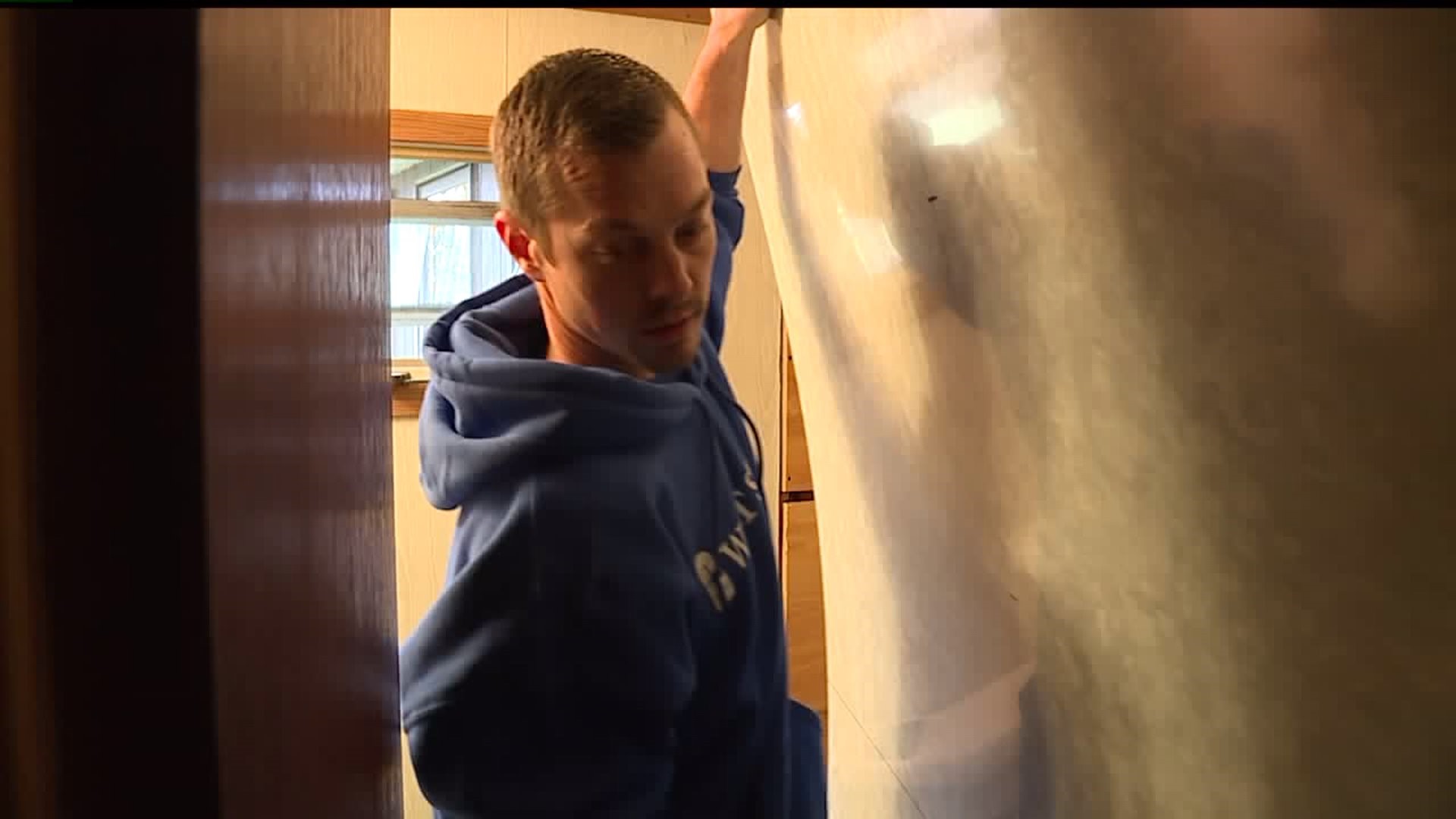 Local Veteran receives new shower system