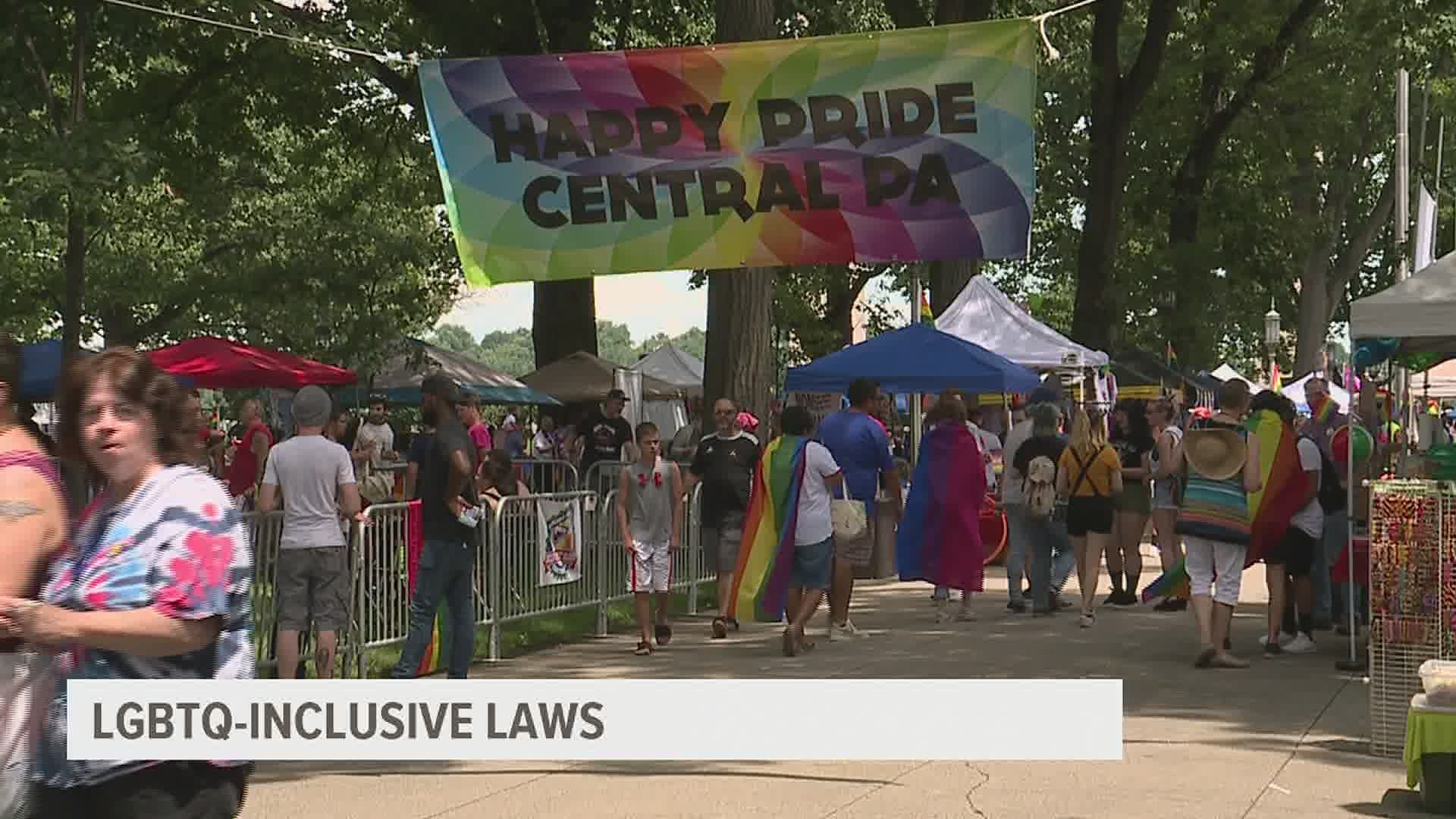 Carlisle, Cumberland County is highlighted in the report for its efforts to advance LGBTQ equality in the Commonwealth.