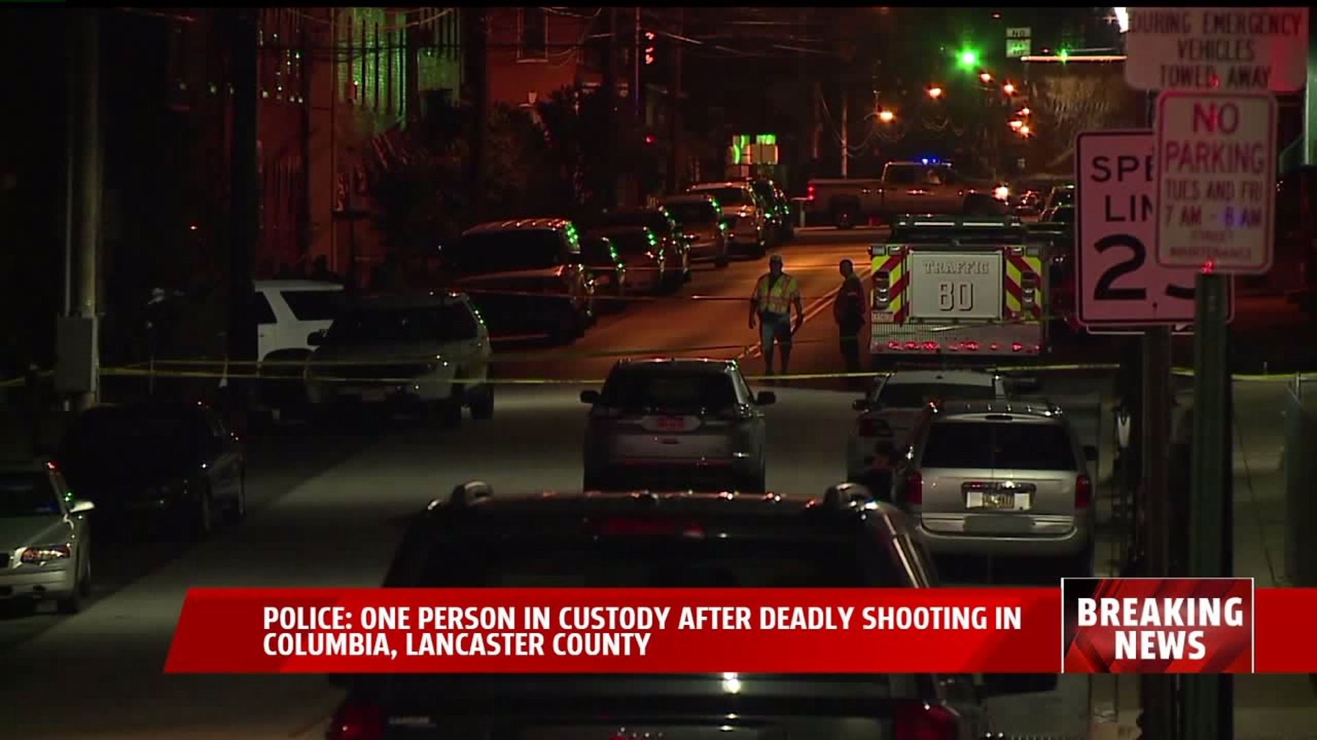One Person in Custody After Deadly Shooting in Columbia, Lancaster County