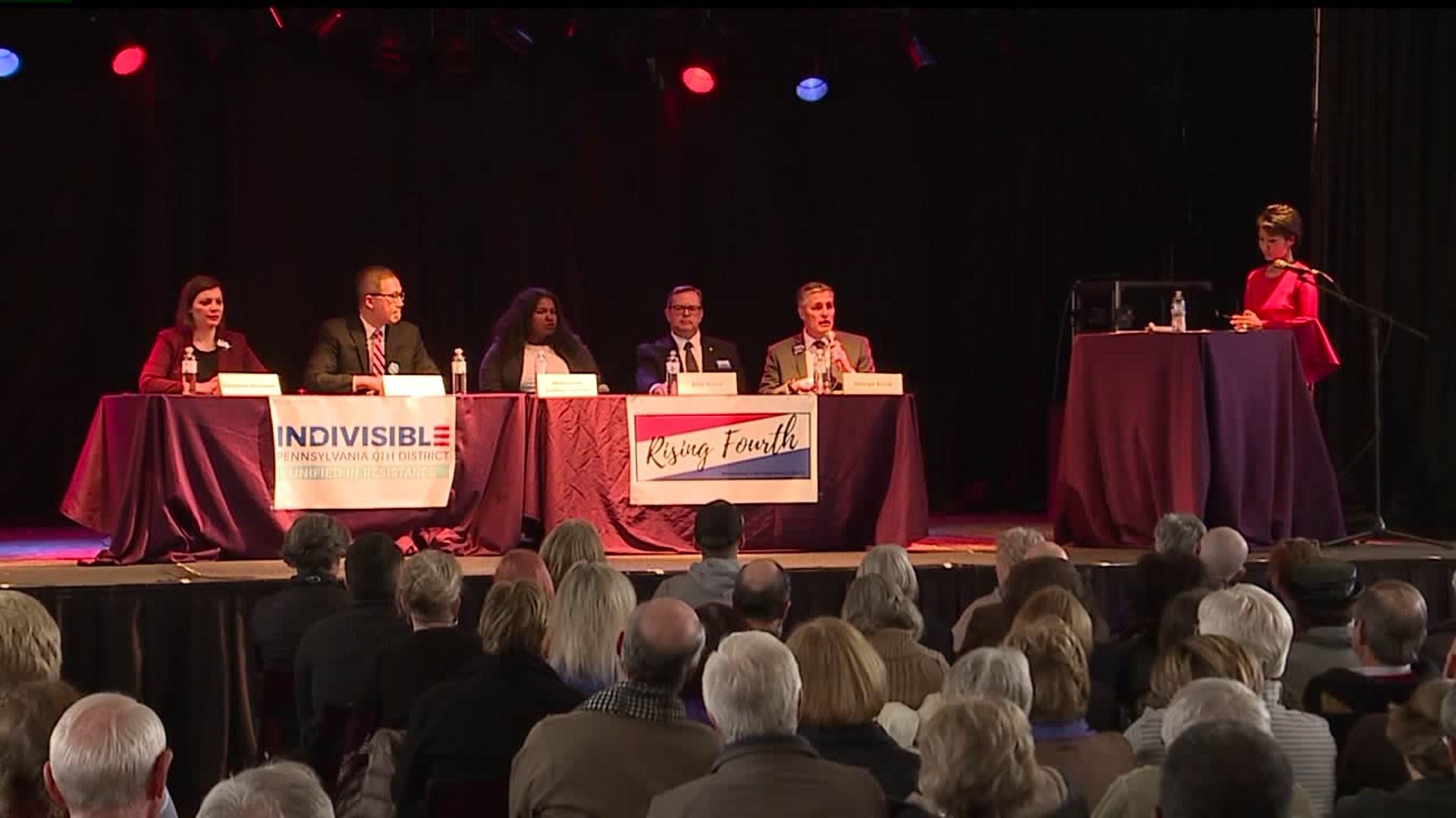 Democratic candidates vying to challenge Republican Rep. Scott Perry hold debate in Harrisburg