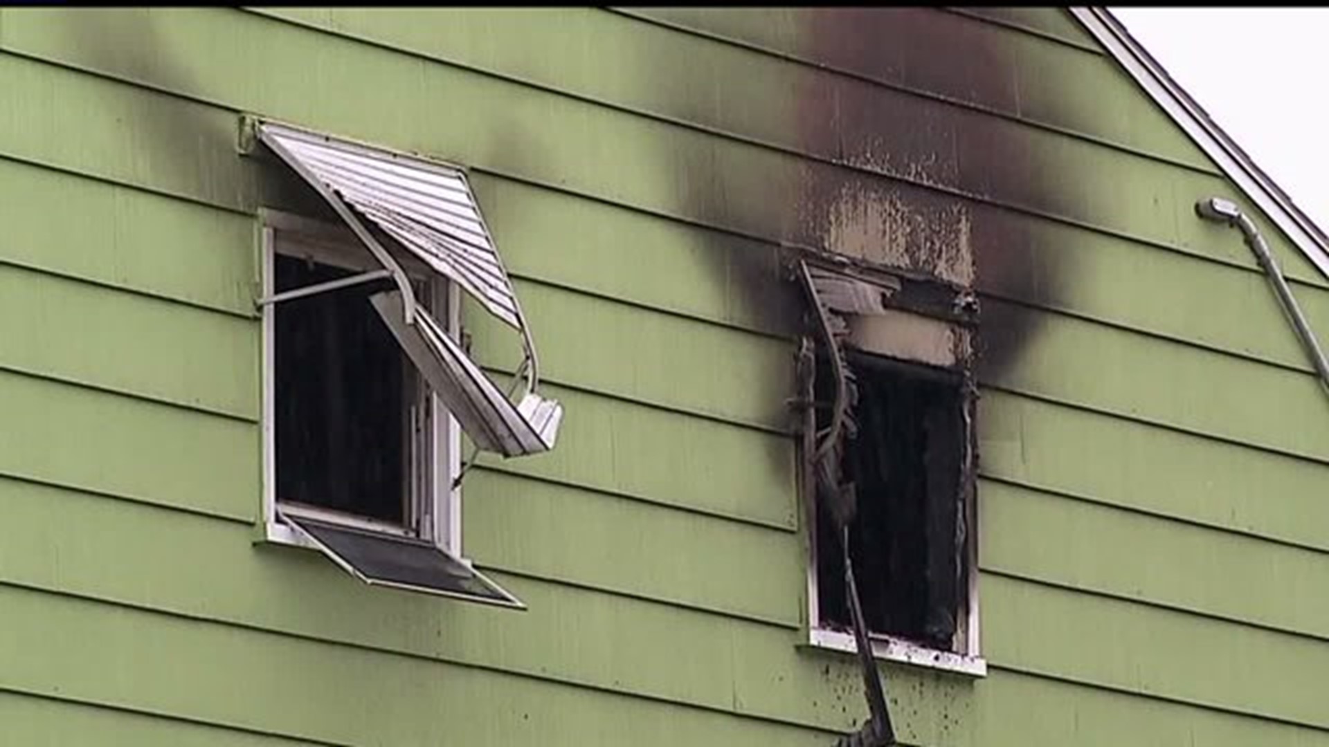 A woman and 2 dogs escape fire in Lancaster County