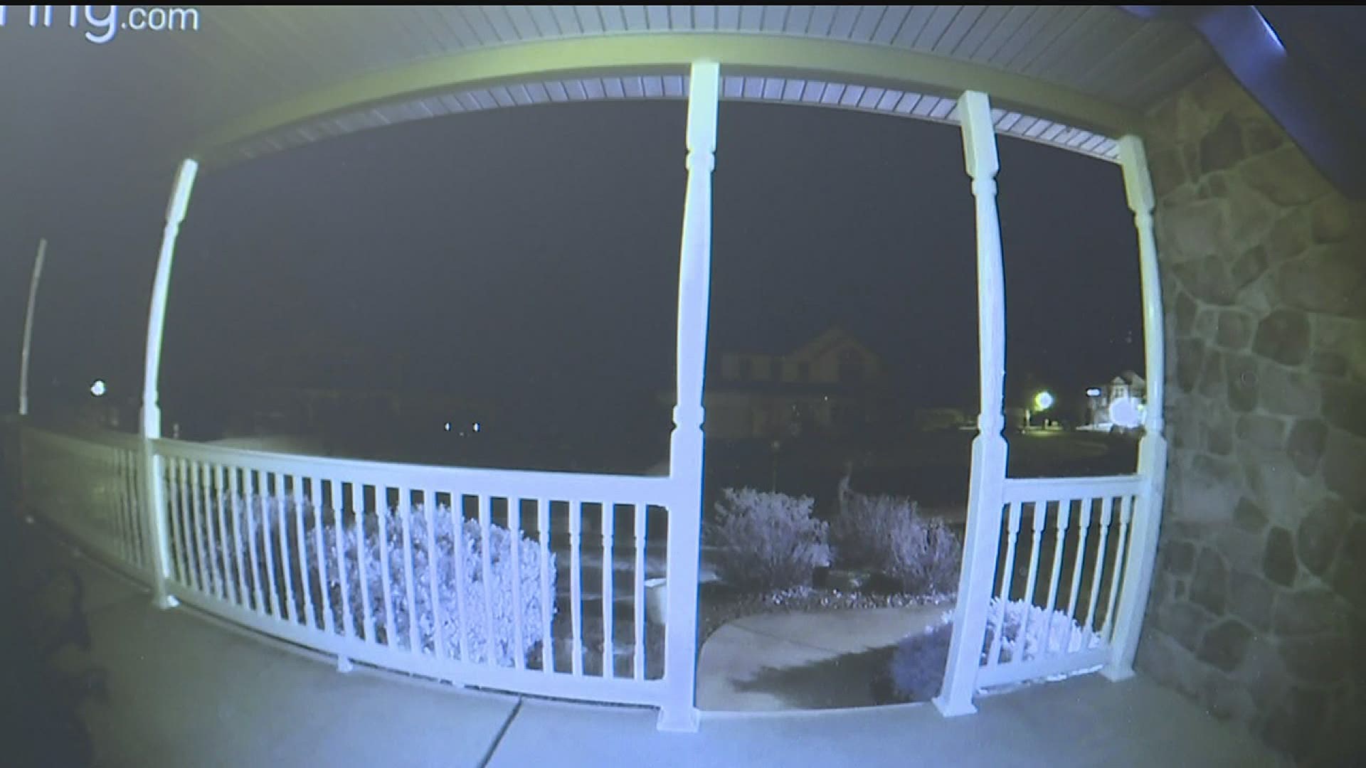 Many residents using doorbell cameras report prowler in the area