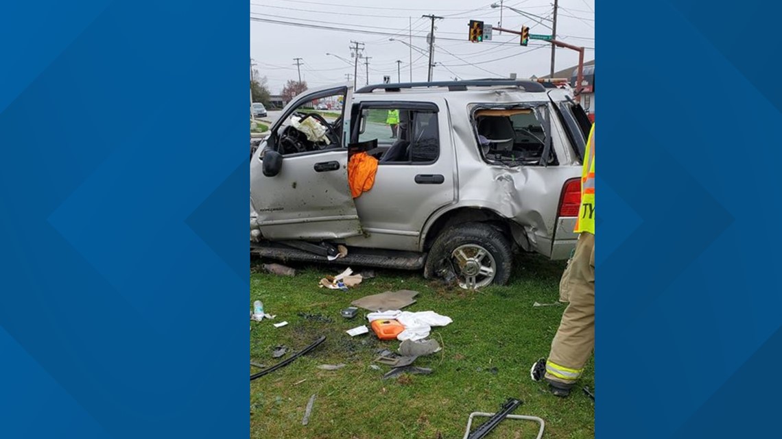 One Person Taken To The Hospital After Car Crash In Hanover 