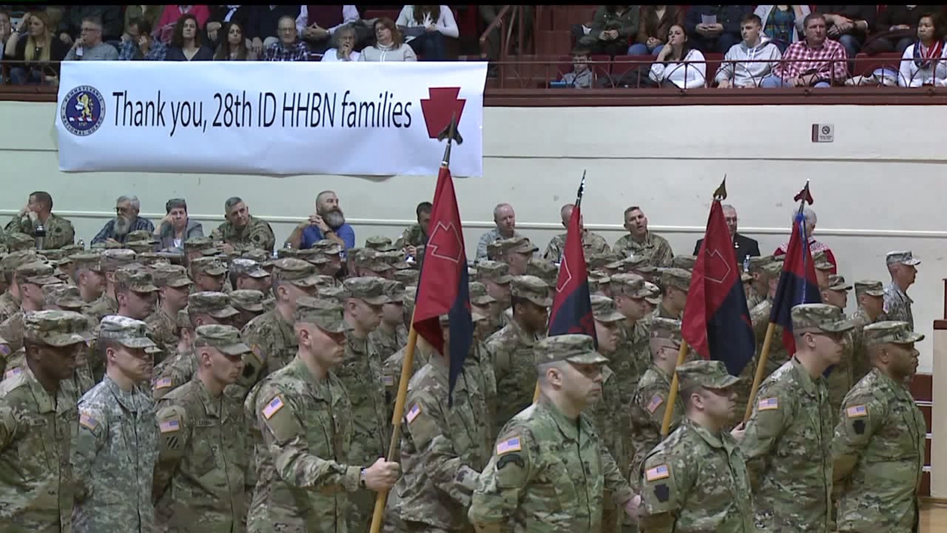 National Guard troops honored in departure ceremony