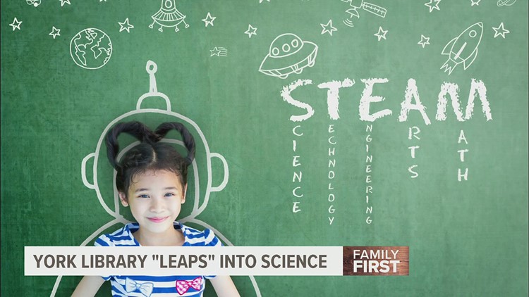 York Library 'leaps' into STEAM education for kids, parents | Family First with FOX43