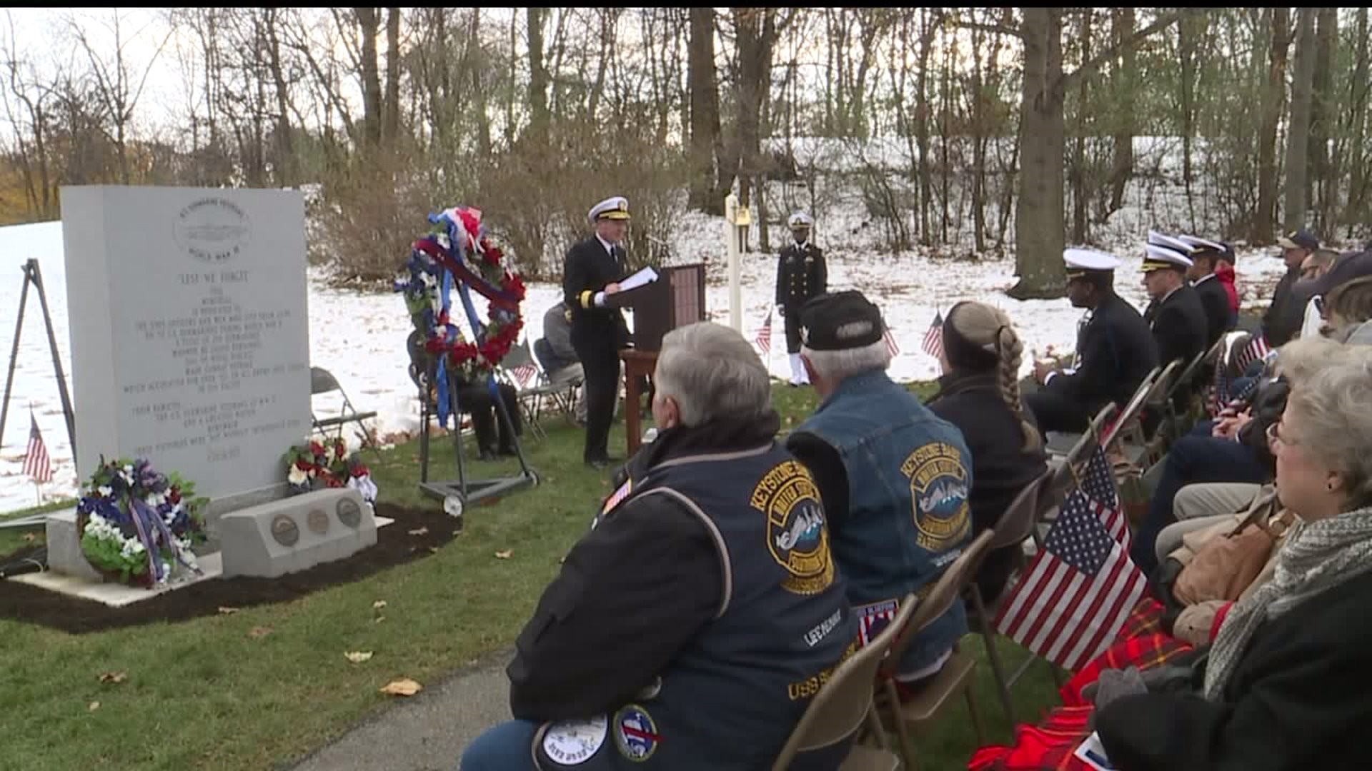 World War II submarine memorial moved to Indiantown Gap Cemetery