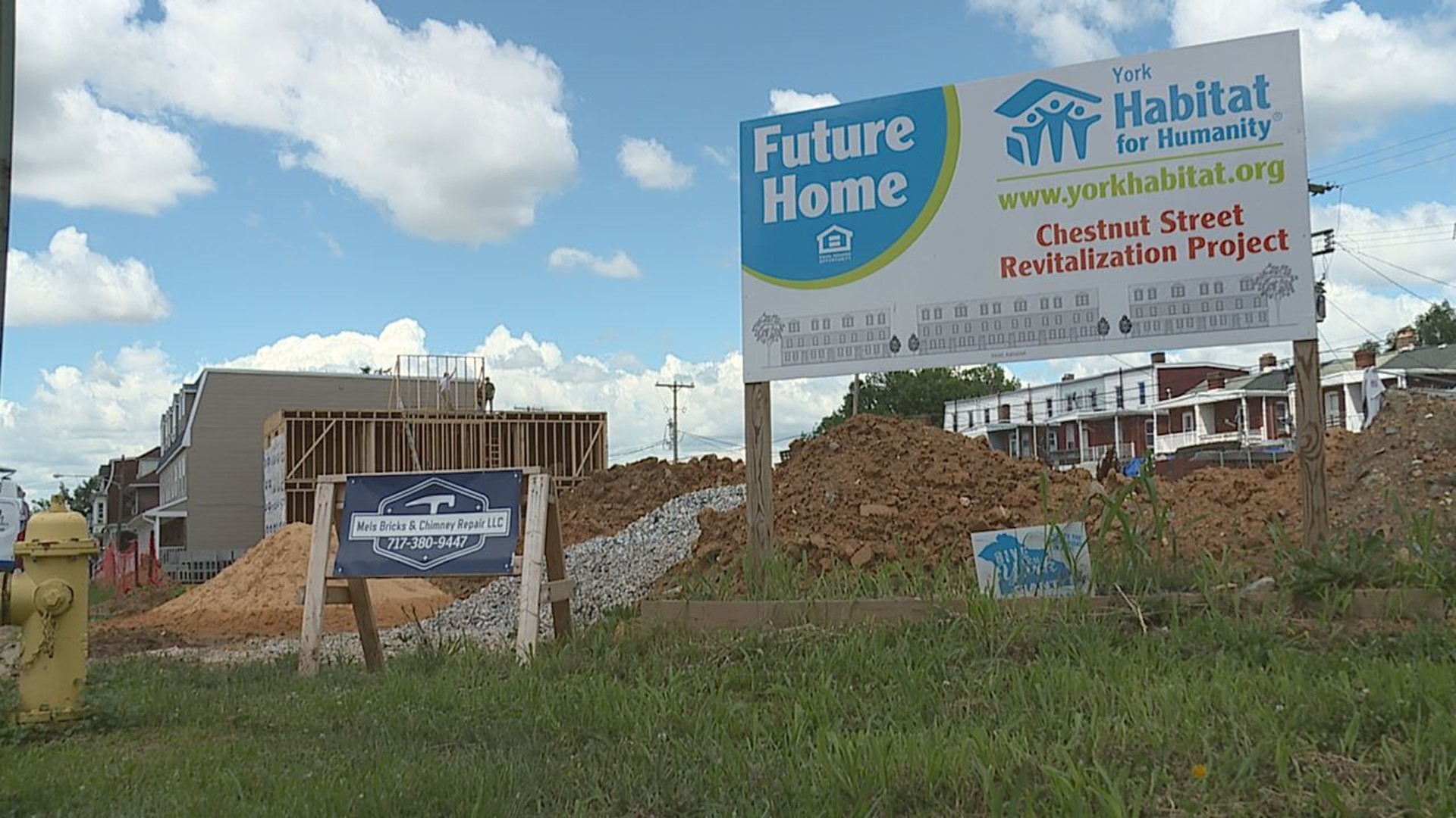 York Habitat for Humanity is building low-income housing with new homes on a York city block that was leveled by a 2009 fire.