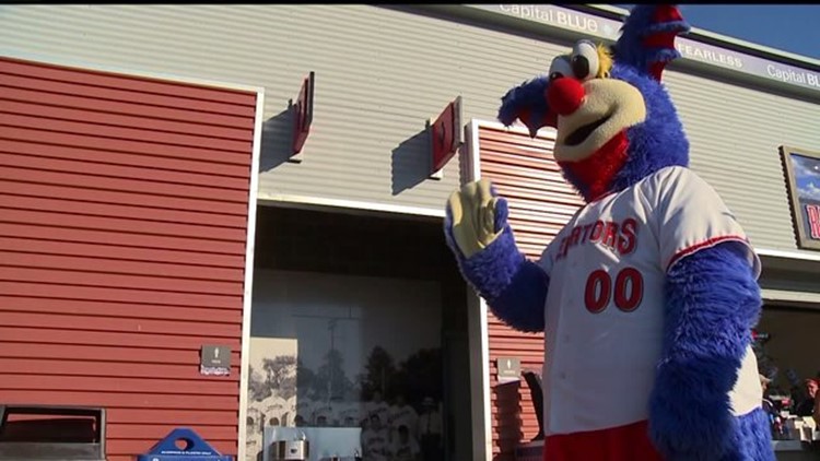 2023 Harrisburg Senators Rascal Mascot