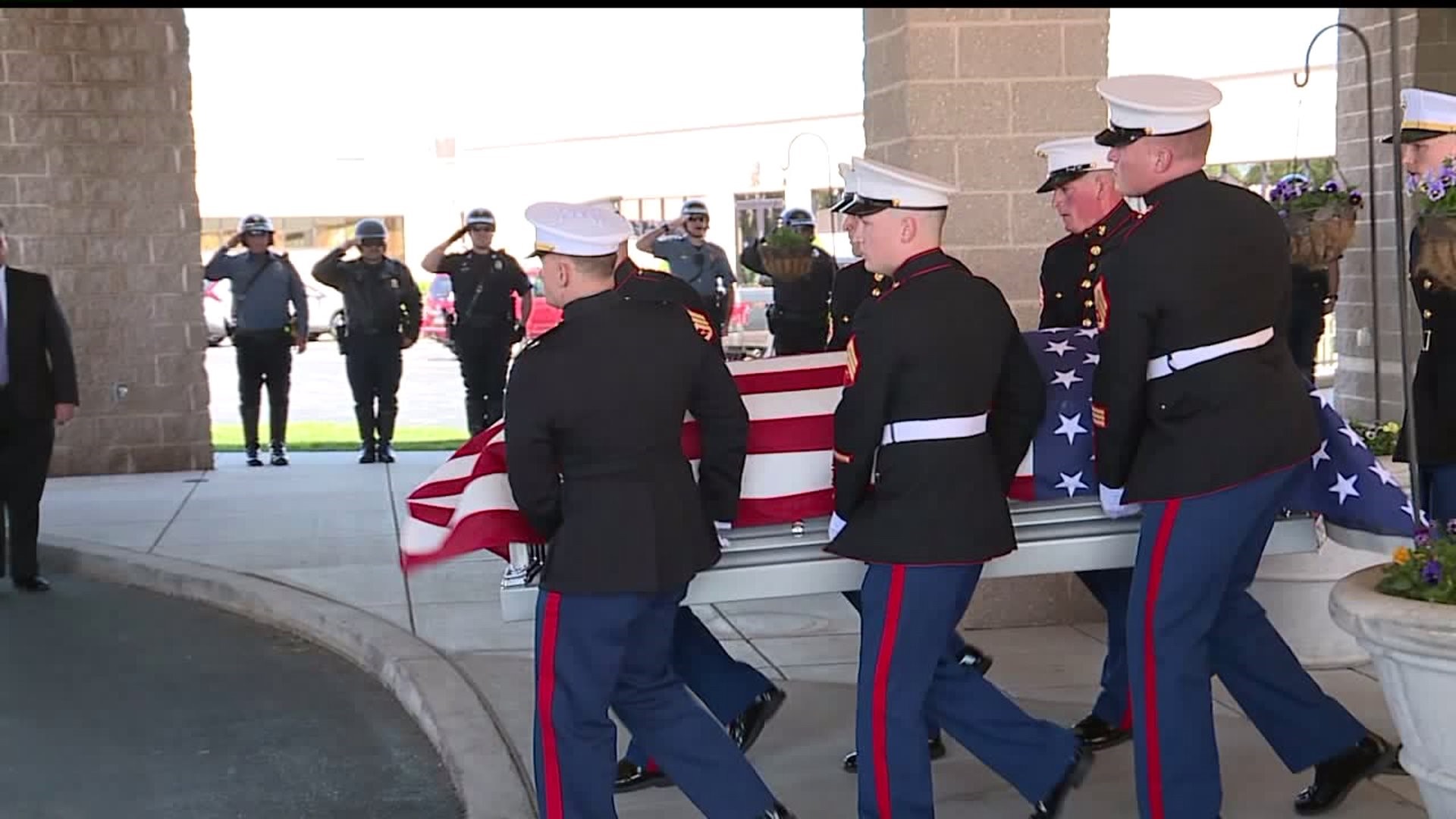Funeral service for Staff Sergeant Benjamin Hines