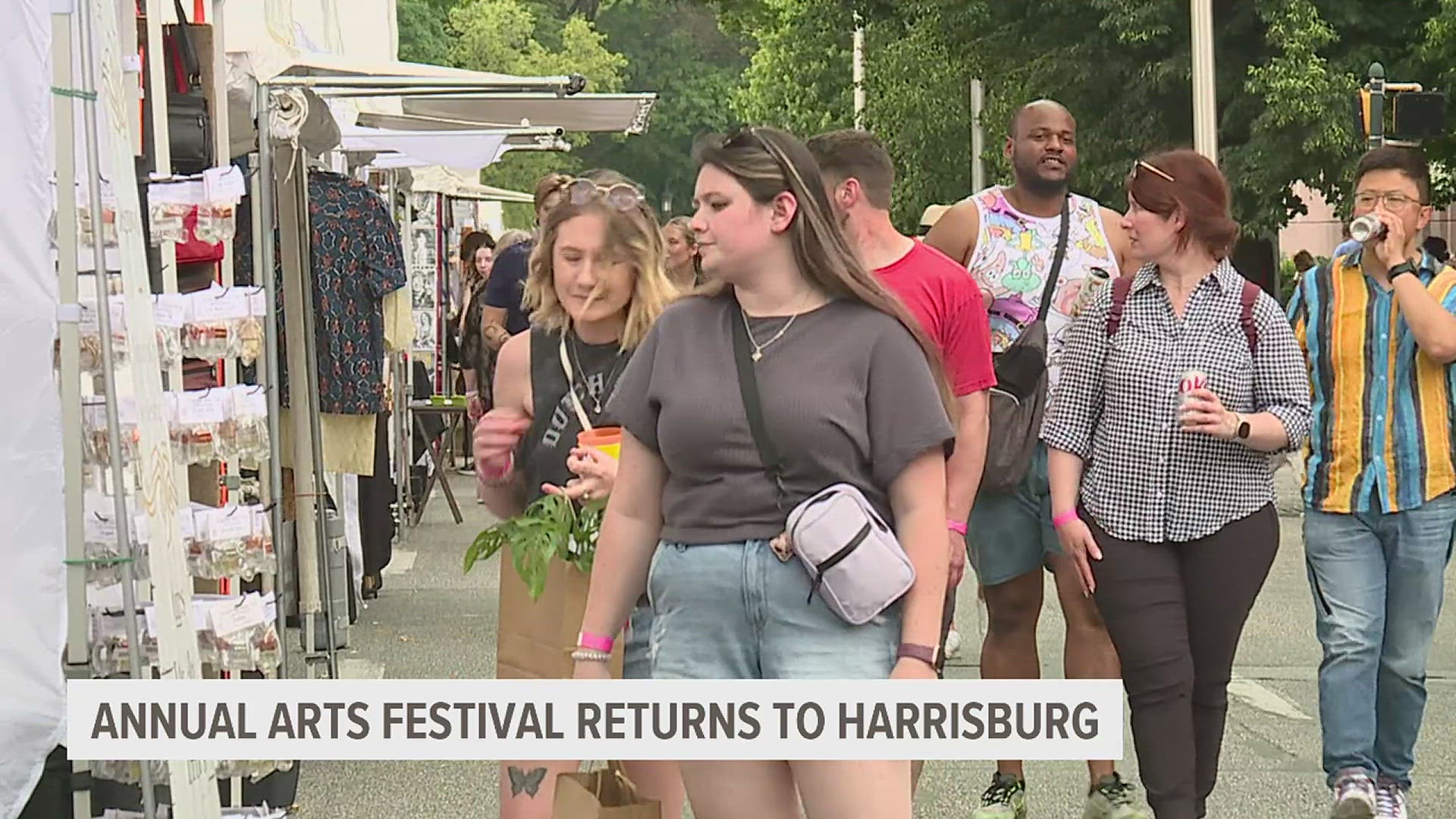 Harrisburg’s ArtsFest returned to riverfront park Saturday, kicking off a three-day weekend event.
