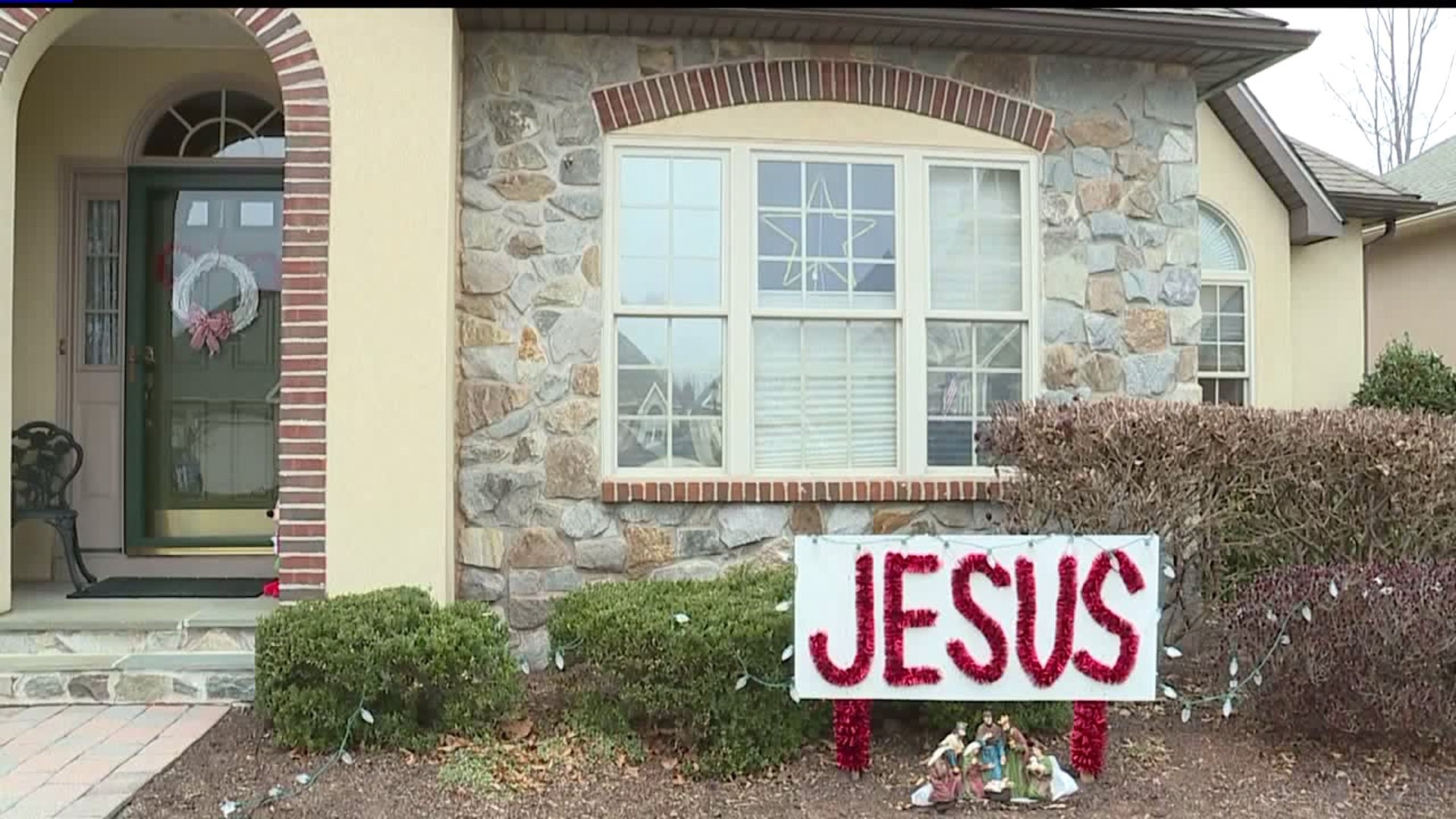 Adams county jesus sign controversy