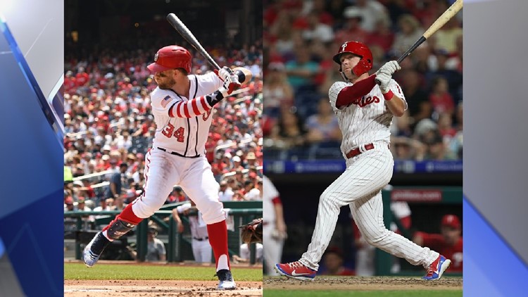 Nationals' Bryce Harper, Phillies' Rhys Hoskins to participate in 2018 Home  Run Derby