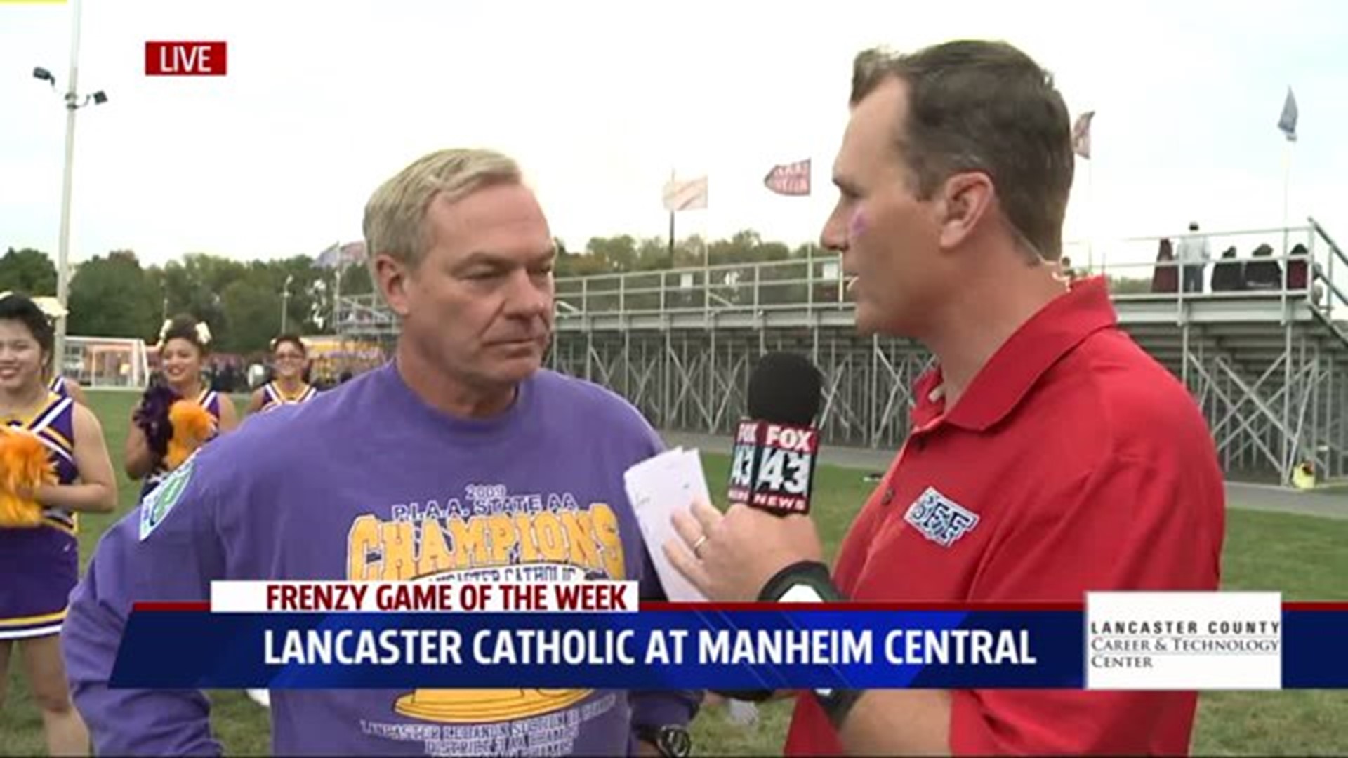 HSFF Interview with Lancaster Catholic Head Coach Bruce Harbach
