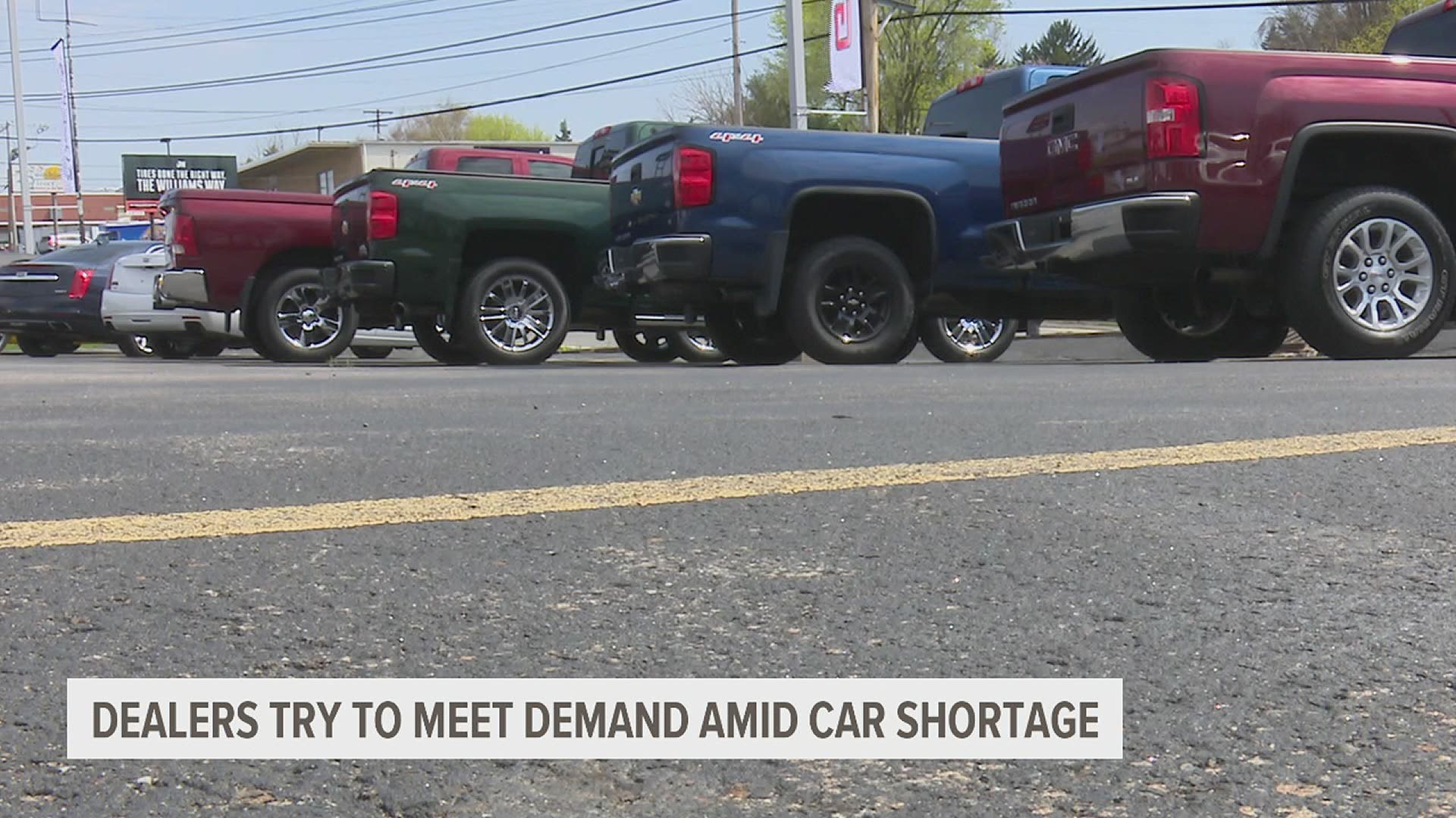 "Dealerships, ourselves included are at or less than a 30 day supply," said Giambalvo.