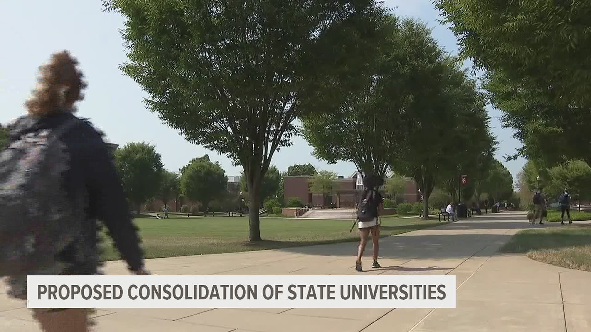 Consolidation has been marketed as a cost-saving measure. If one or more universities struggles financially, the system struggles, according to PASSHE.