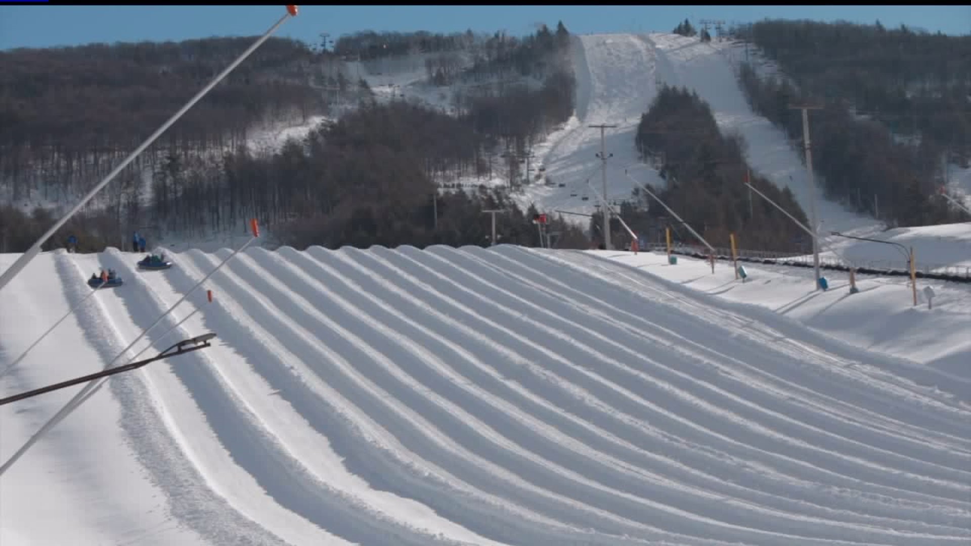 Learning to ski, snow tube at Blue Mountain in the Poconos