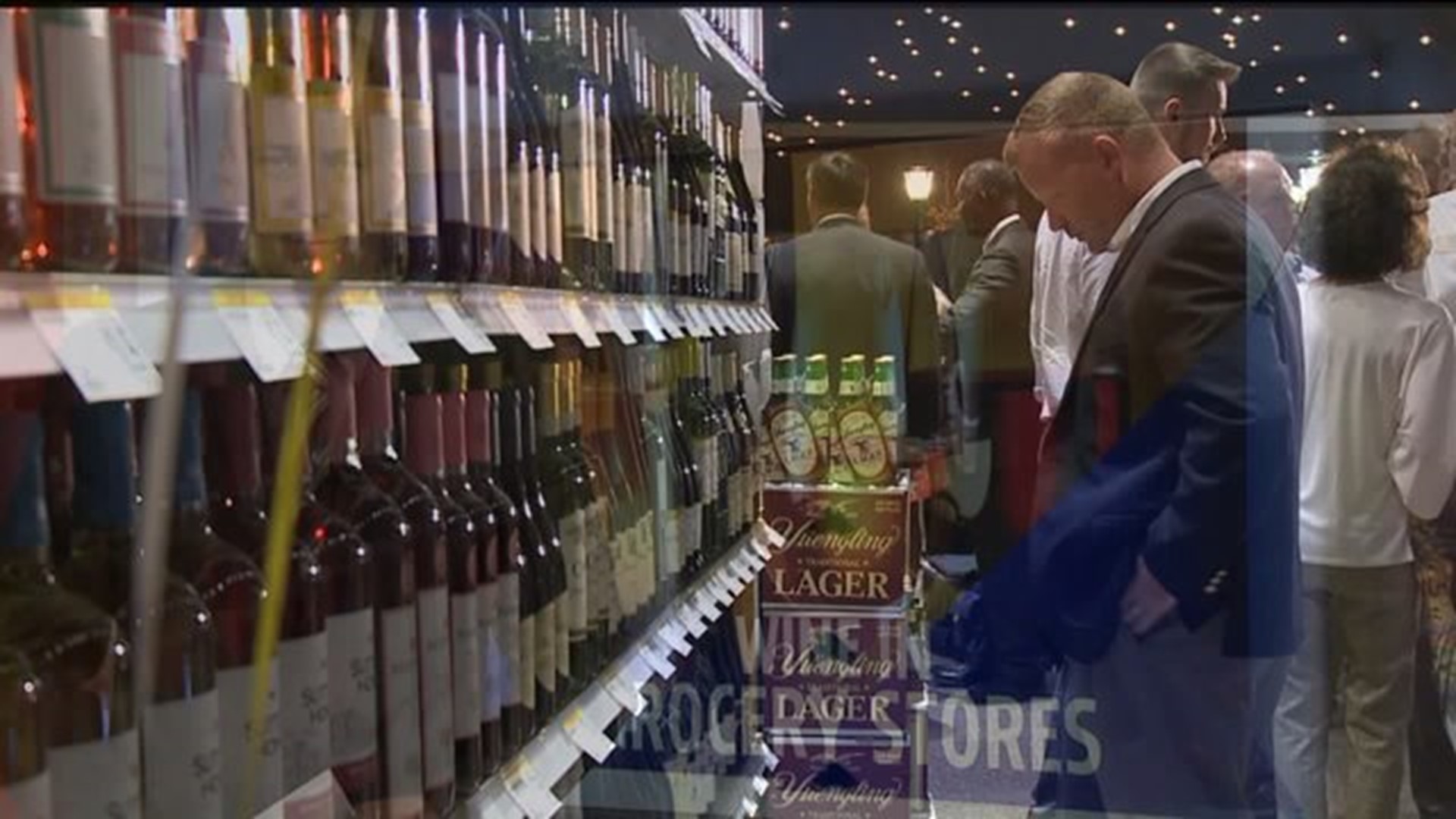 Wine now being sold in PA grocery stores