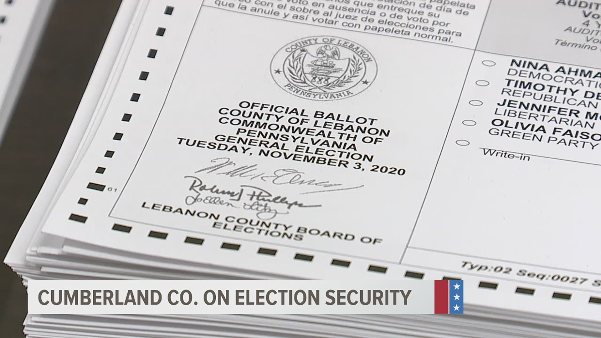 The email requested specific security details for ballots and voting machines in the county, including the address and room number where ballots are stored.