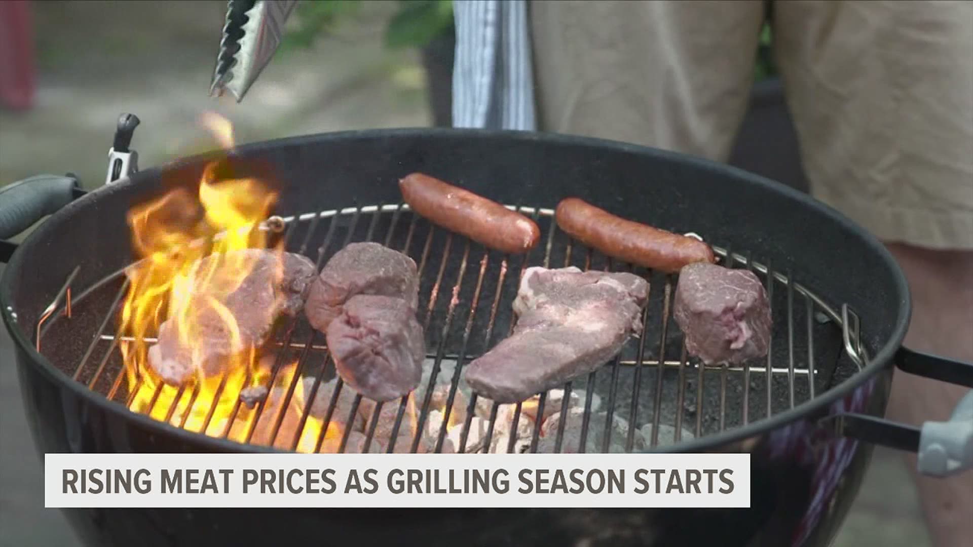 Rising grocery store prices are not surprising amid the pandemic -- but as we enter grilling season, meat prices are continuing to rise.
