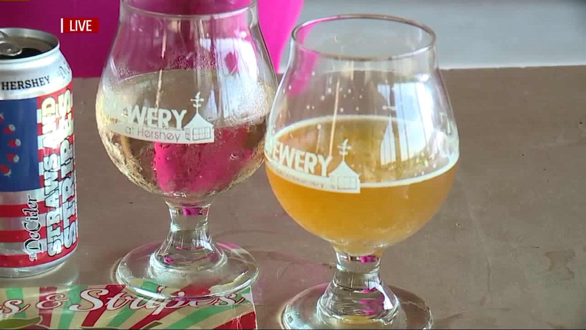 The Vineyard and Brewery at Hershey is releasing new wine and beer at its annual Straws and Stripes Festival