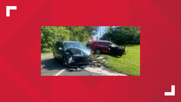 Two vehicle crash in Penn Township leaves 90-year-old suffering serious injuries