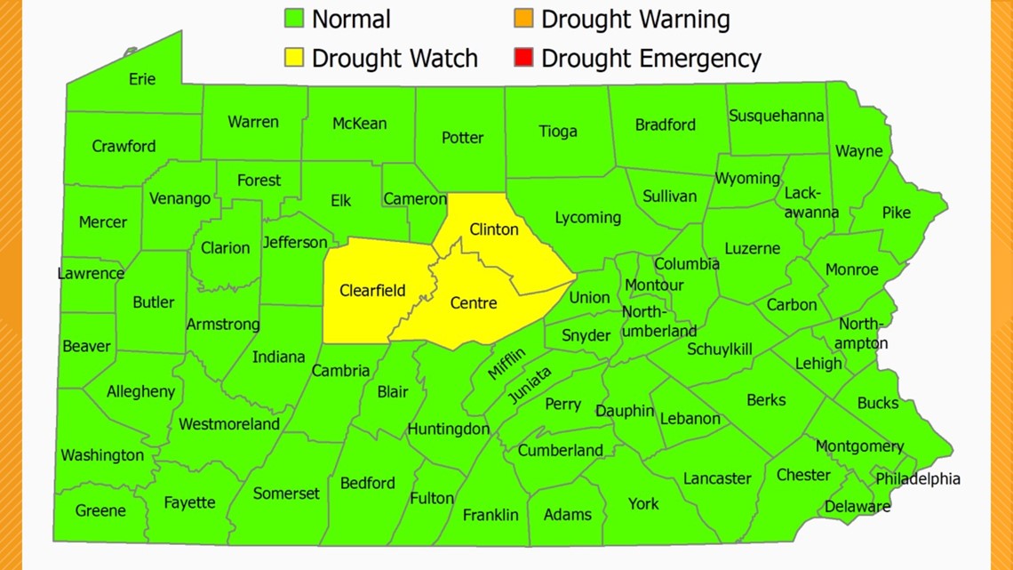 Drought watches lifted in 20 PA counties, including Perry and Juniata - Vimarsana News