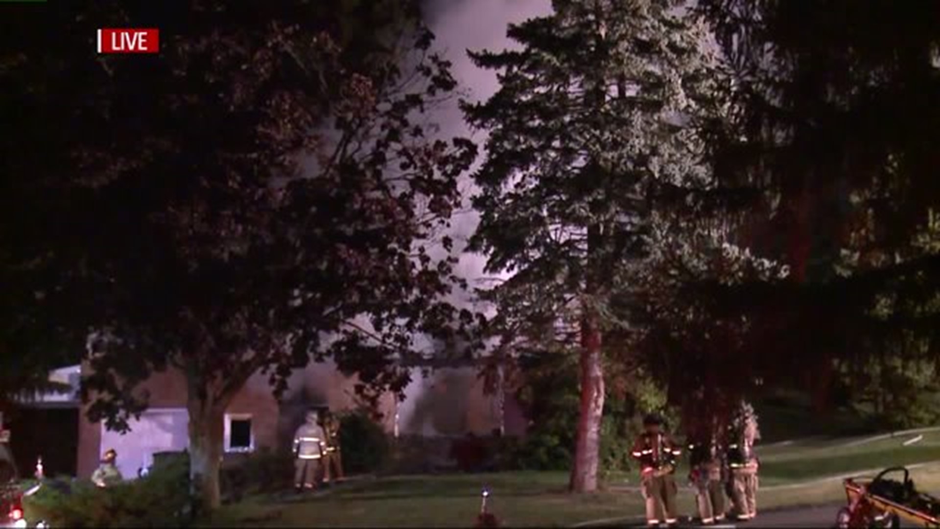 Crews fight to bring house fire under control in York County