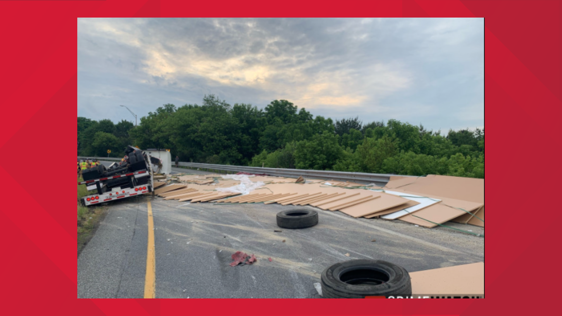 Overturned tractor trailer closes ramp on Route 30 in Lancaster County ...