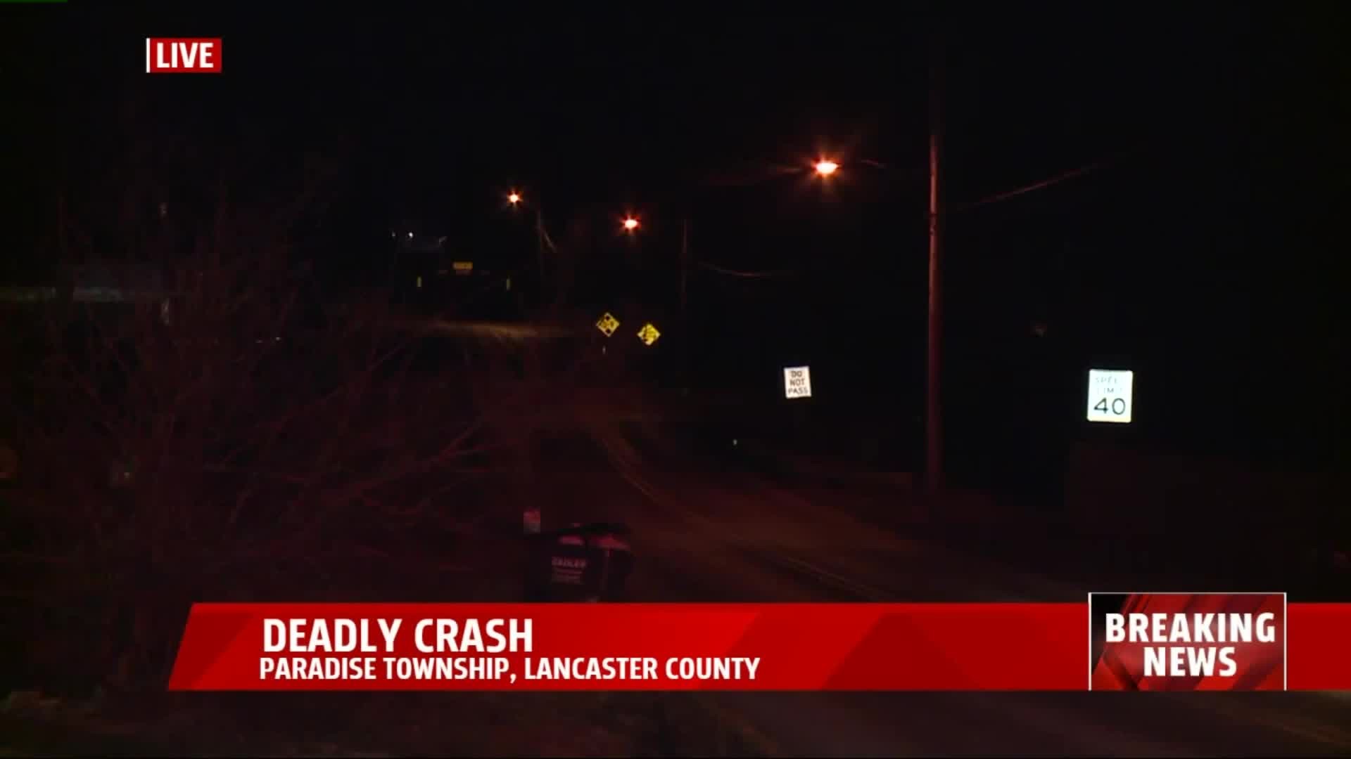 One dead after single-vehicle crash in Paradise Township