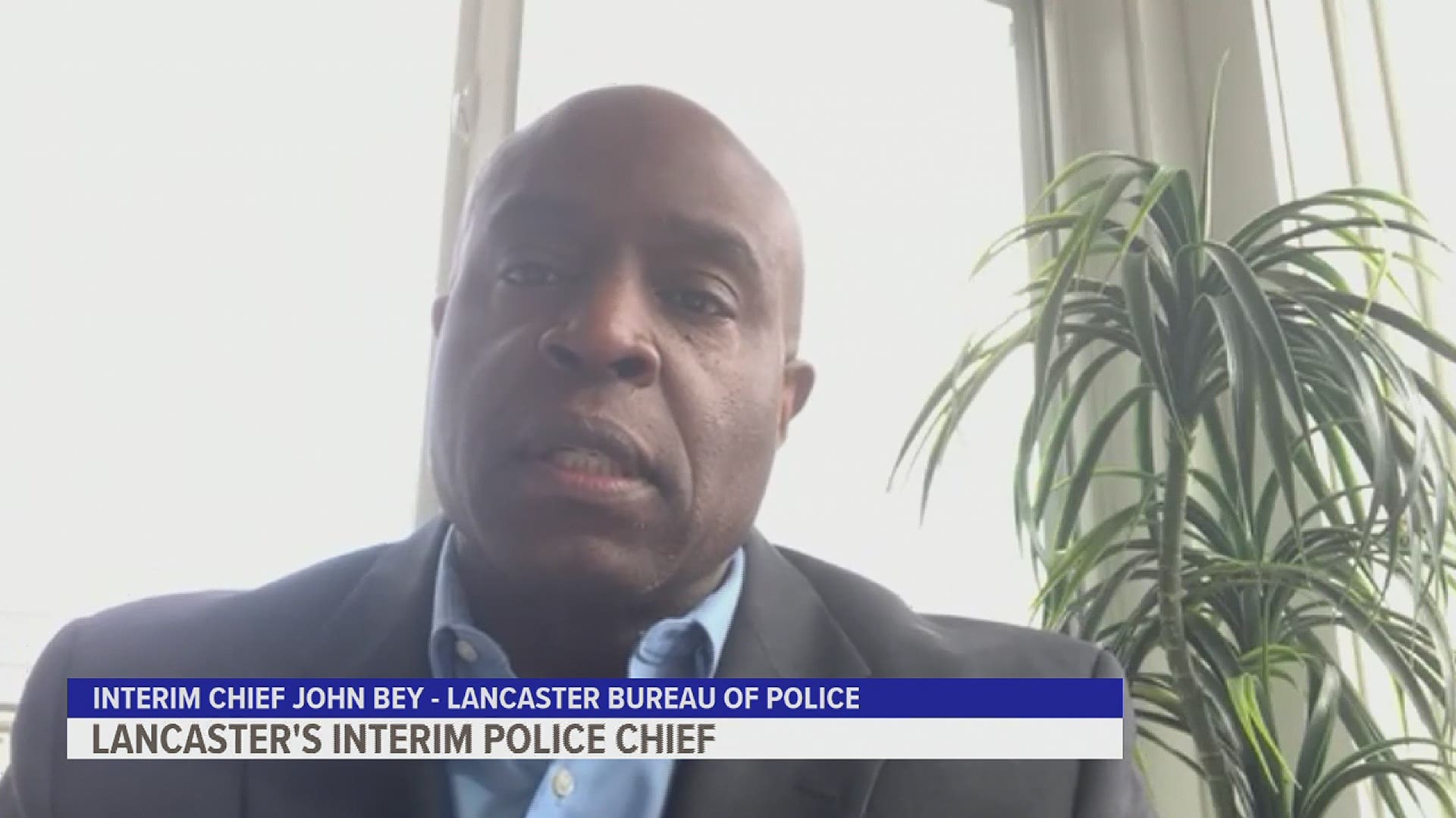 "I'm stepping into this position as Chief of Police. I'm not coming in to warm a chair," said John Bey during an interview Wednesday afternoon.