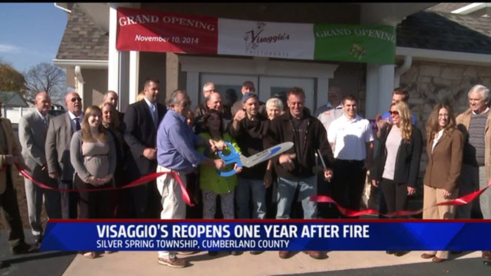Visaggio`s reopens a year later after fire