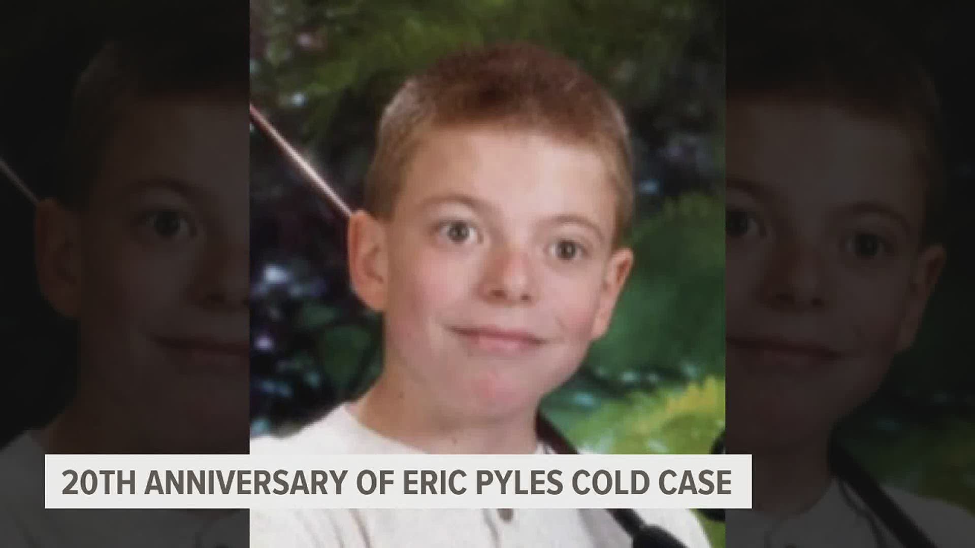 Eric Pyles was reported missing Dec. 12, 2000 and still there is no sign of him.