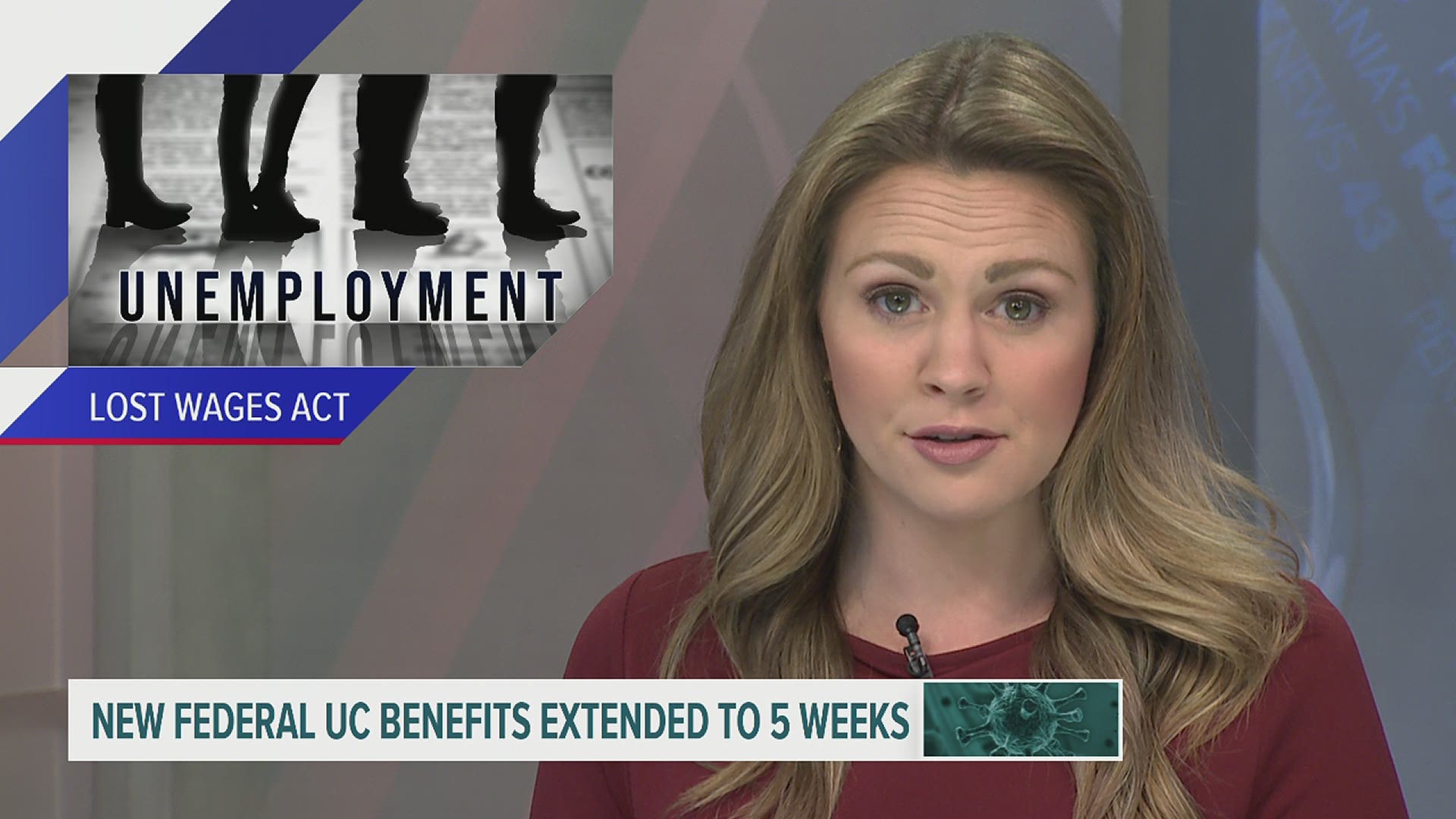The Pennsylvania Department of Labor and Industry says the new benefits will be available as soon as Monday (9/14) and will be available for an additional two weeks.