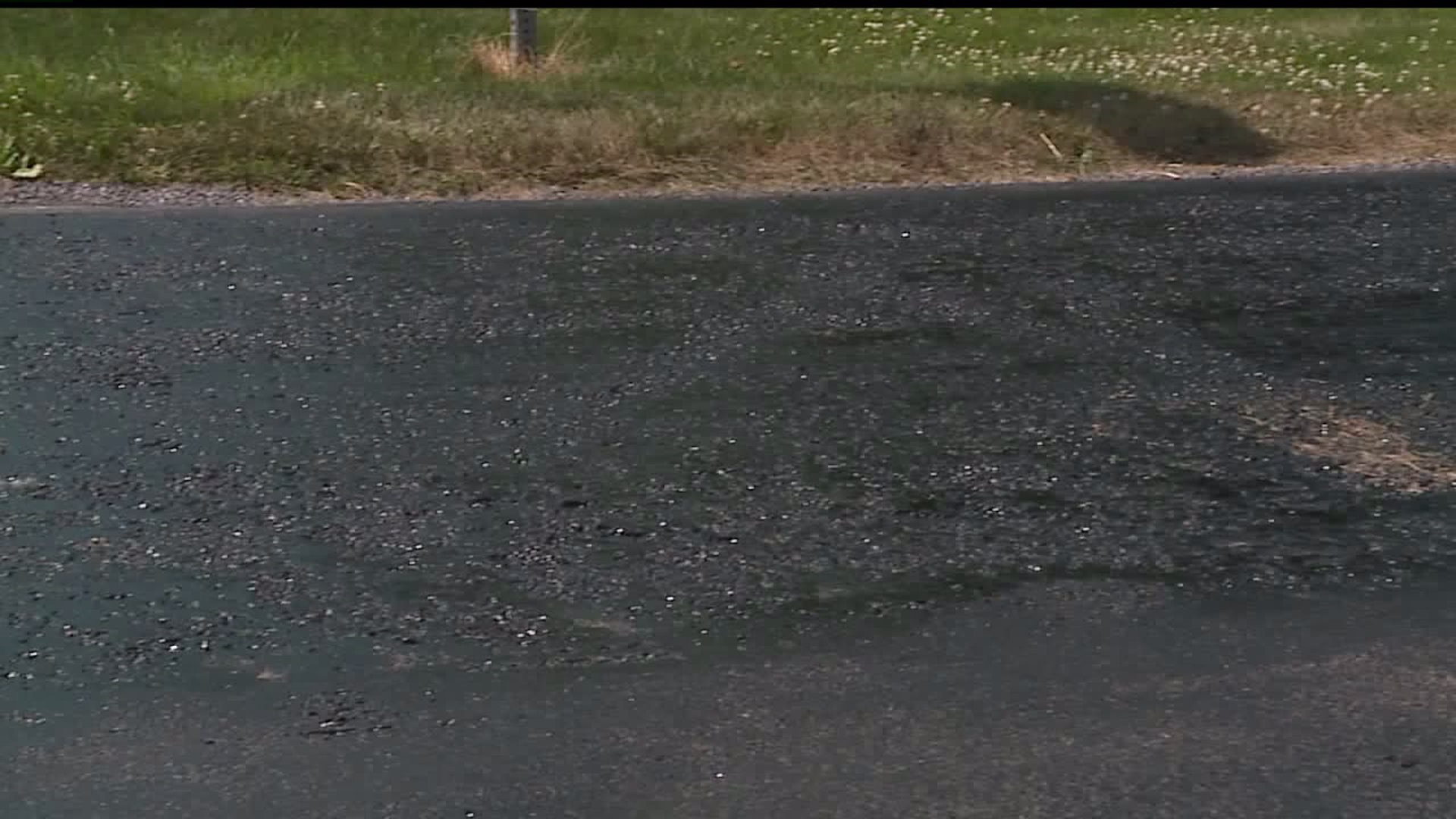 Lancaster County road is melting due to heat wave