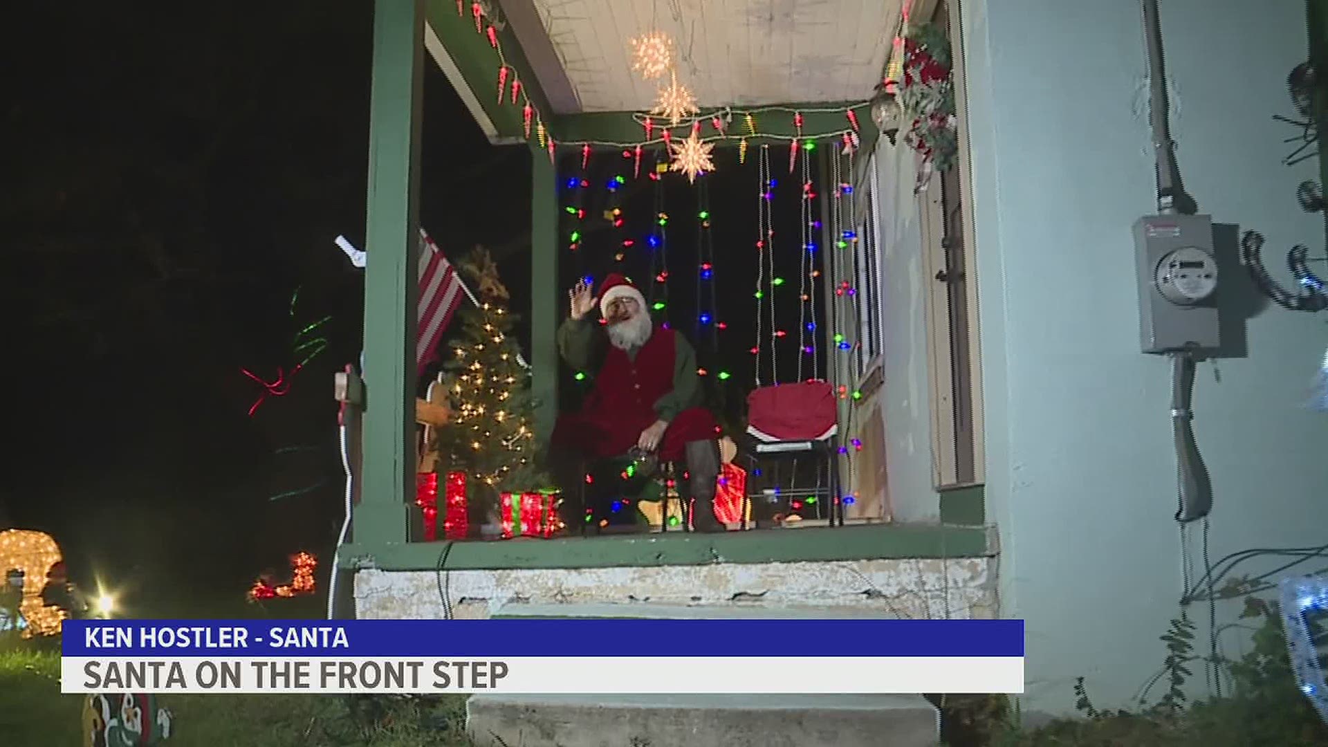 Ken and Tammy Hostler, of Lower Paxton Township, are taking reservations at their home for reverse Santa visits.