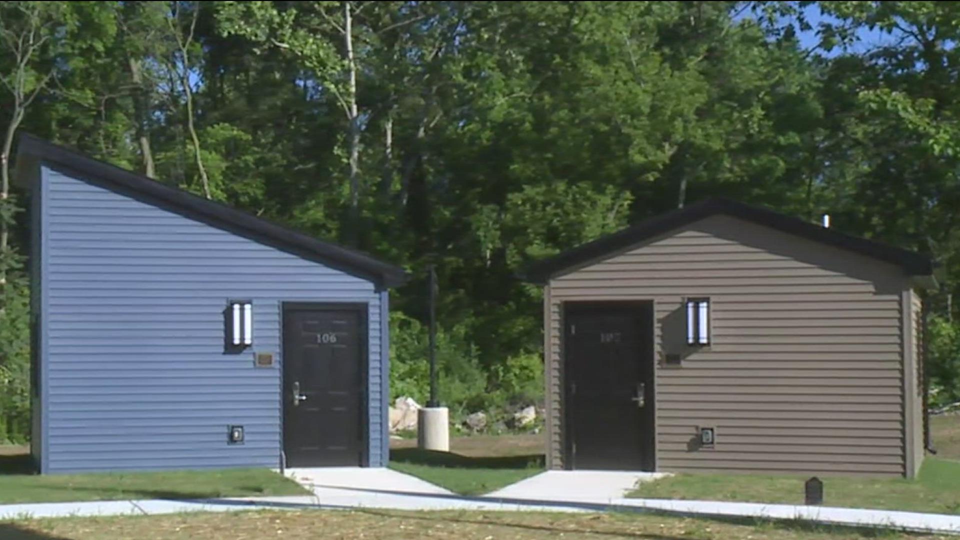 Veterans Outreach of Pennsylvania built 15 tiny homes in Harrisburg for veterans experiencing homelessness.