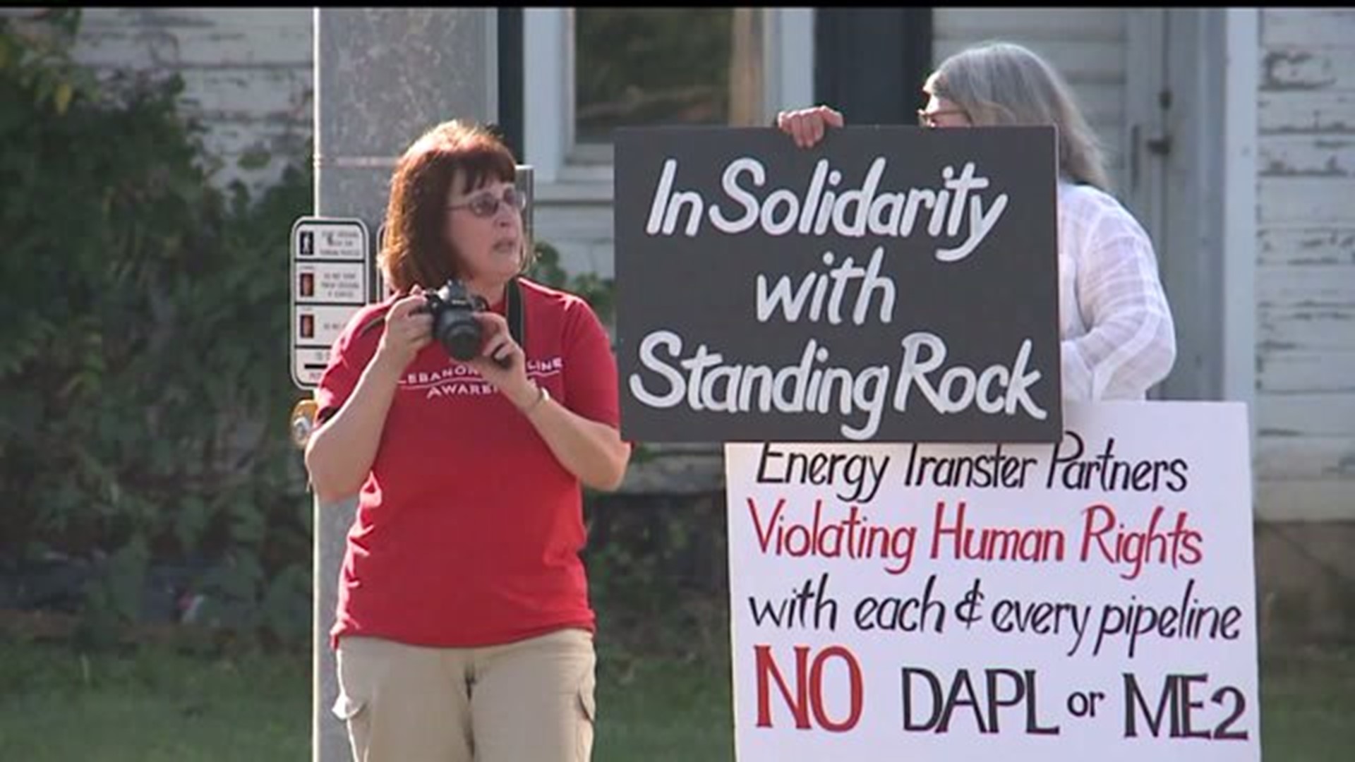 Protests in Lancaster, Lebanon County against Dakota Access Pipeline