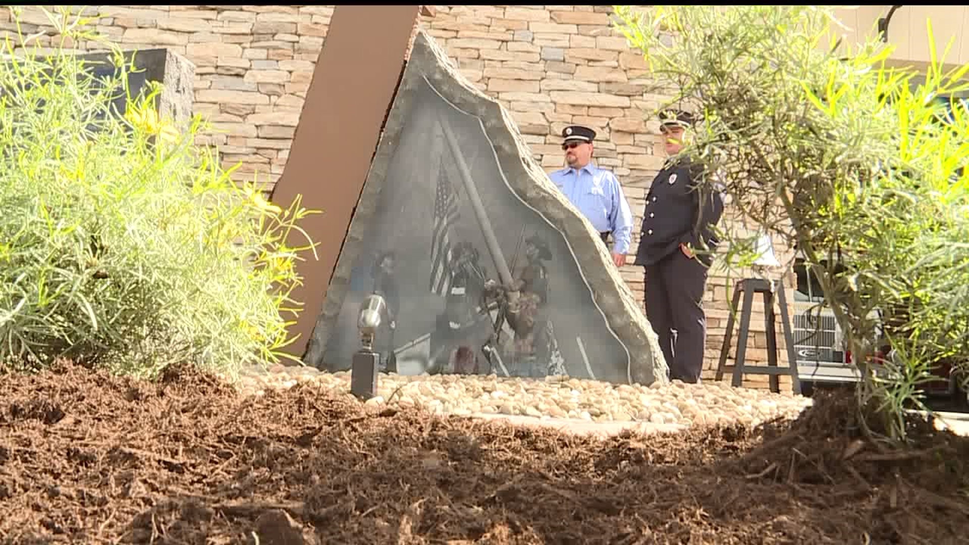 Fire company in Cumberland County unveils 9/11 memorial