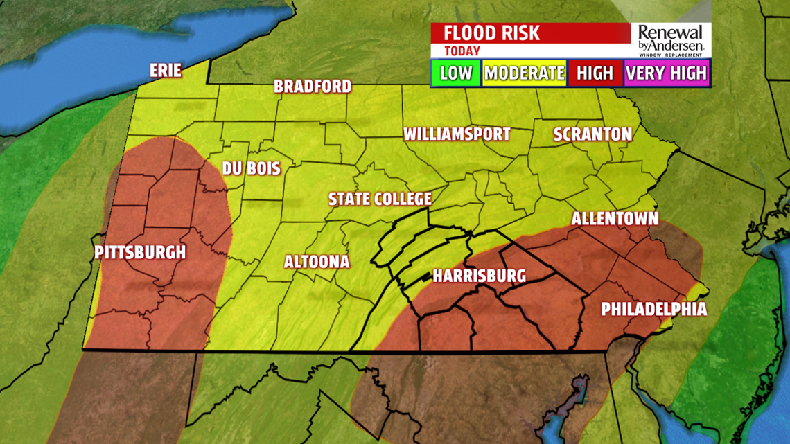 Flooding remains a concern through tonight before we dry out heading