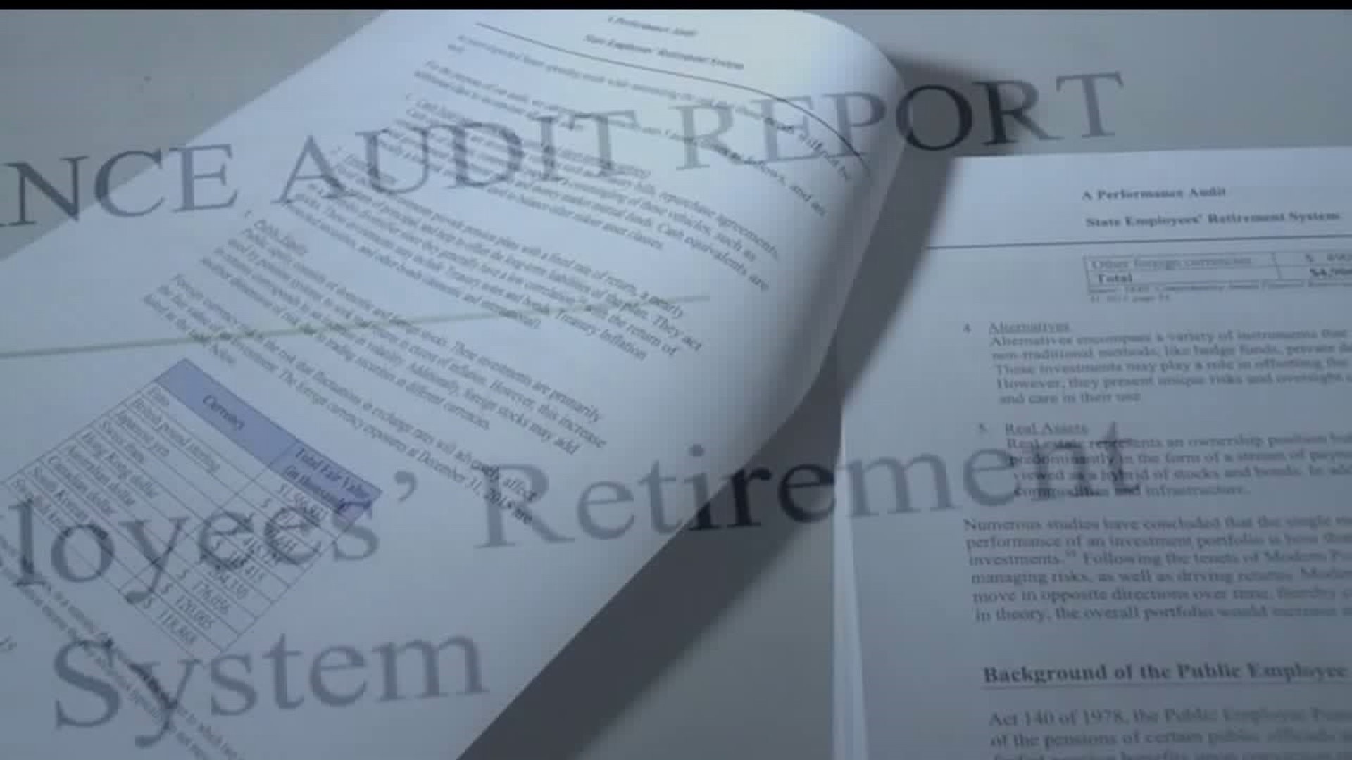 Retirement system audit results