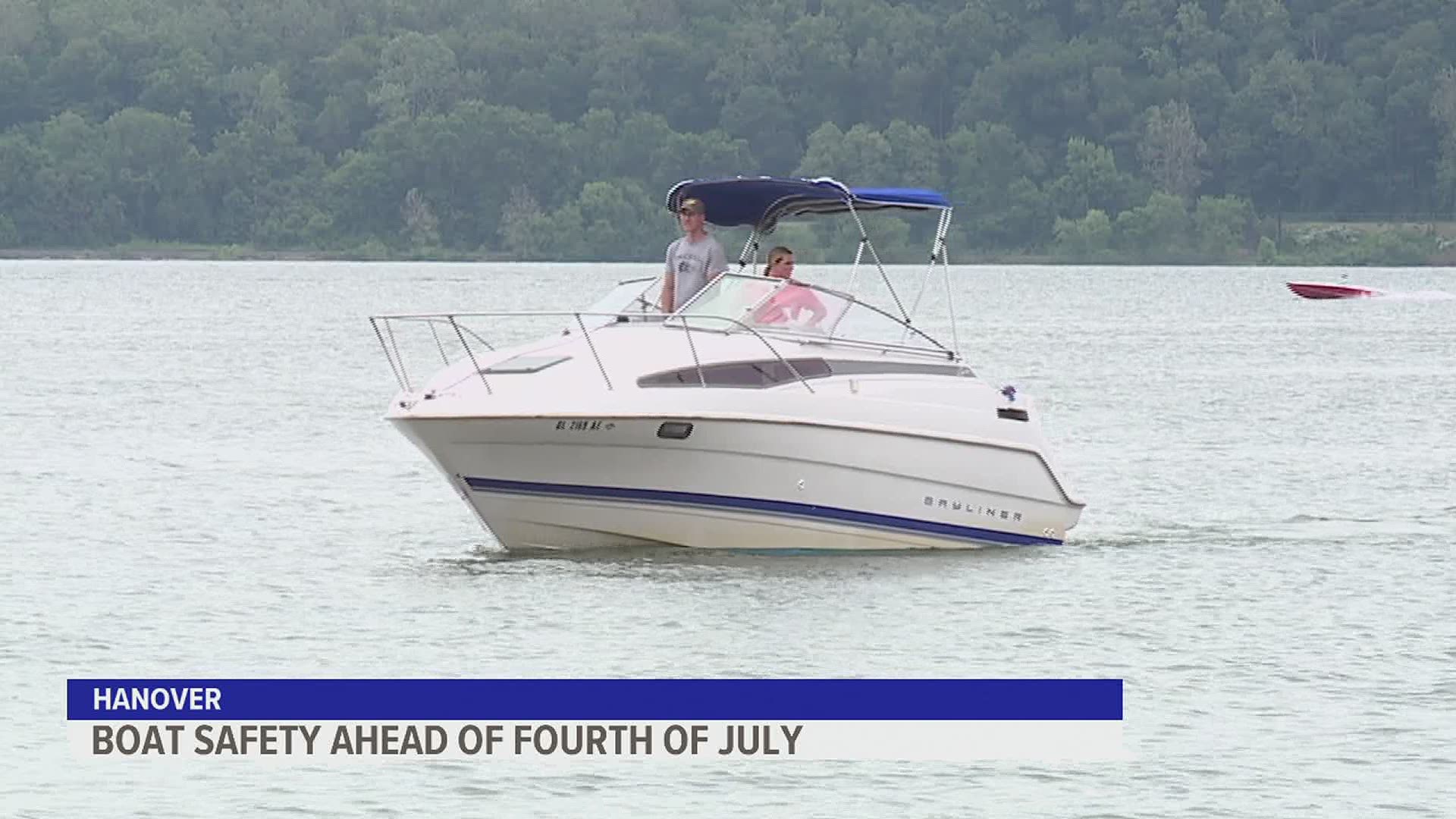 Officials want to stress to people that operating a boat under the influence has the same rules as driving on the highway.