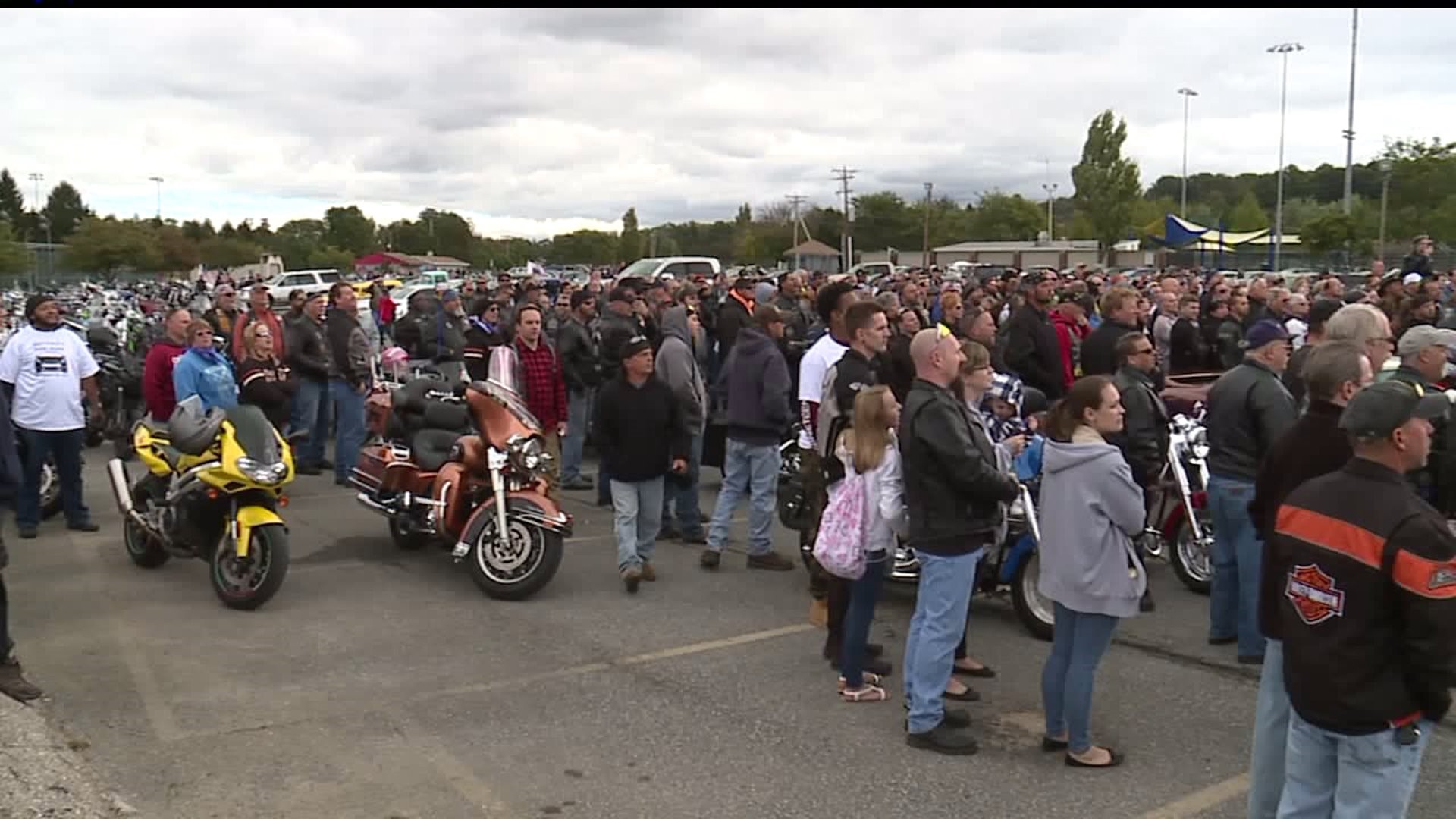 Thousands rev engines for `Matthew`s Ride Home` in York