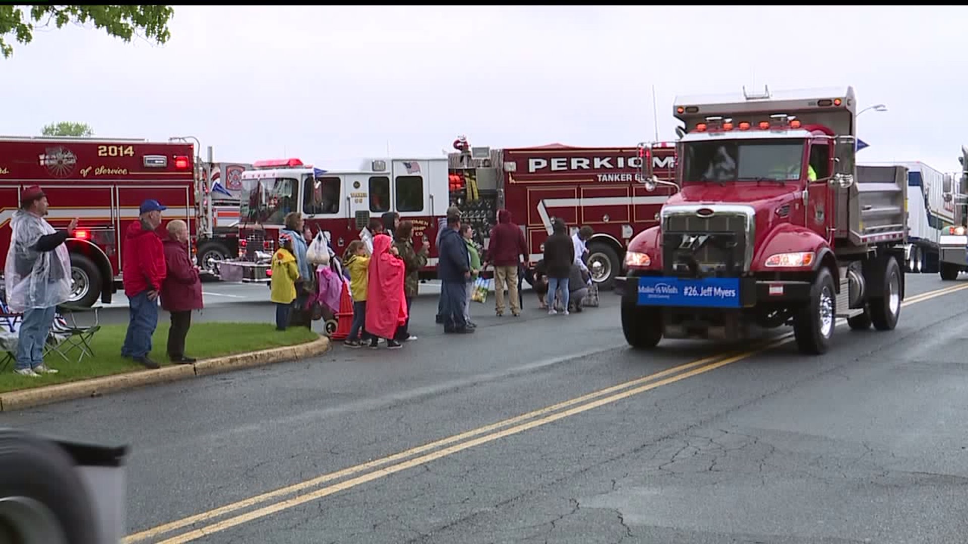 28th annual Make a Wish Mother`s Day truck convoy drives through Lancaster